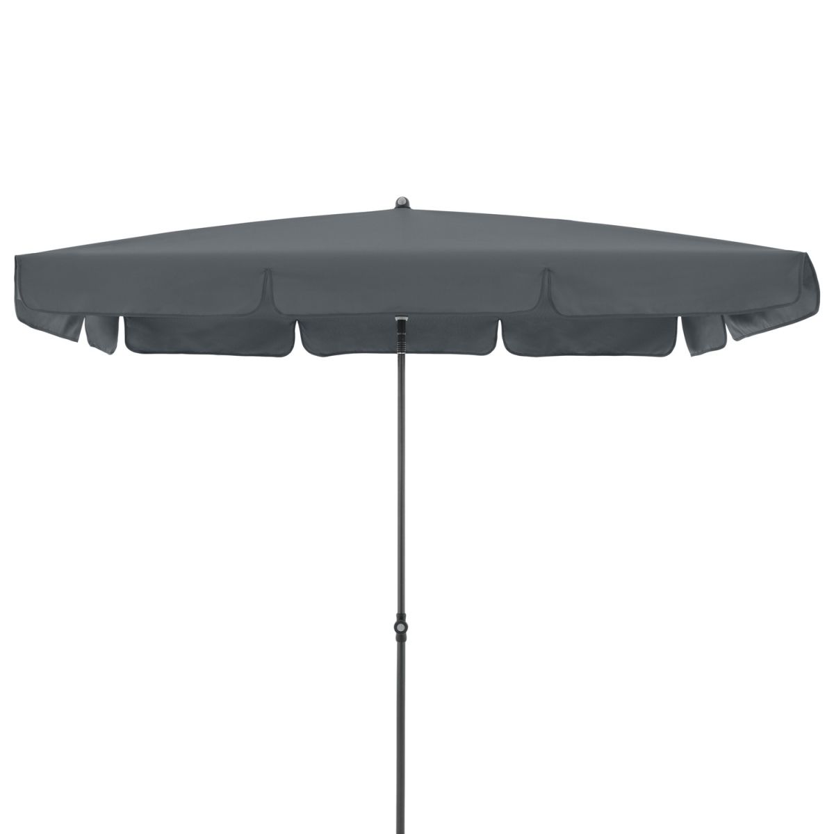 Doppler Gastro Sonnenschirm Waterproof Eckig; 260x150x269 cm (LxBxH); anthrazit