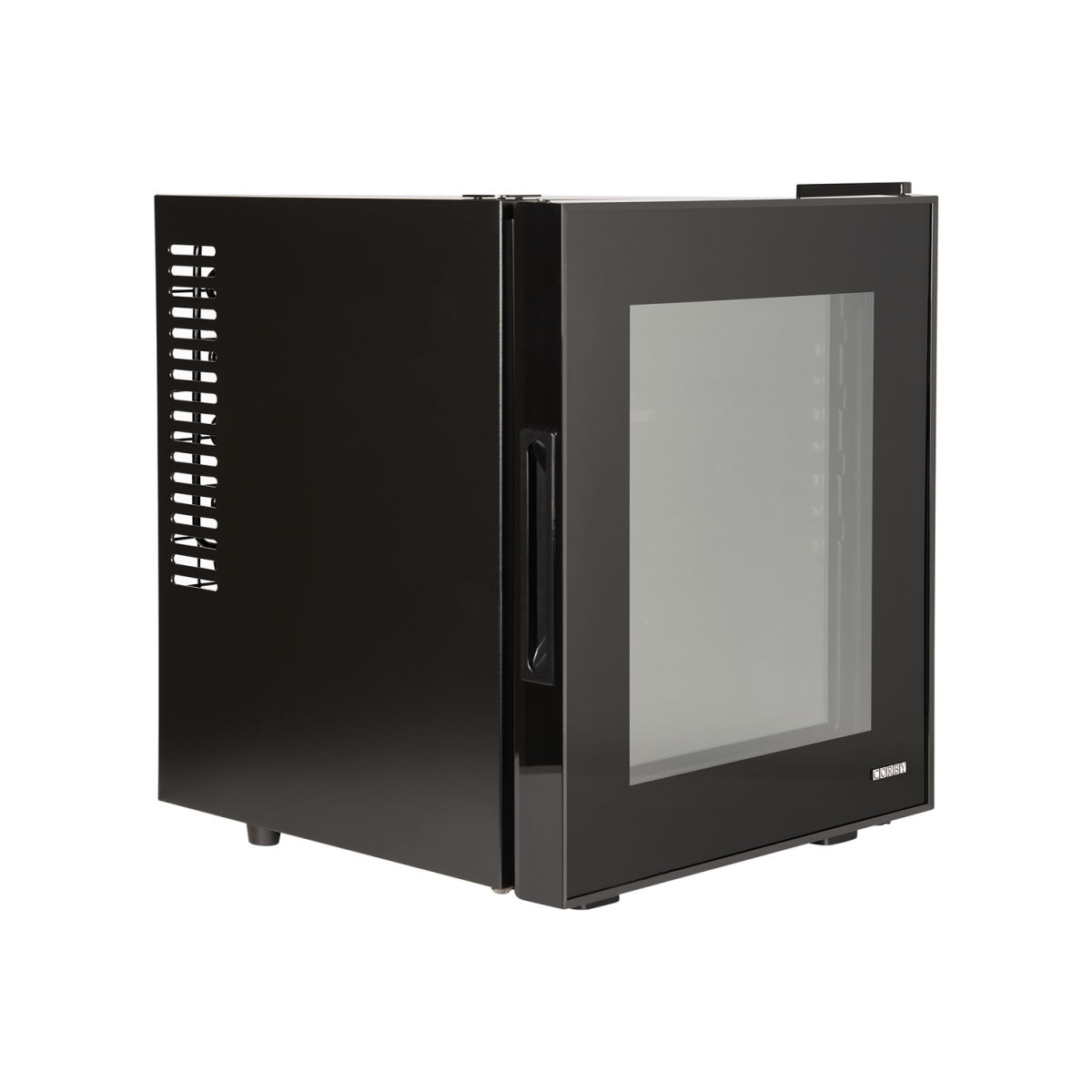 Minibar per camera hotel con Porta in Vetro Eton CORBY; 36x44x38.5 cm (LxHxP); nero