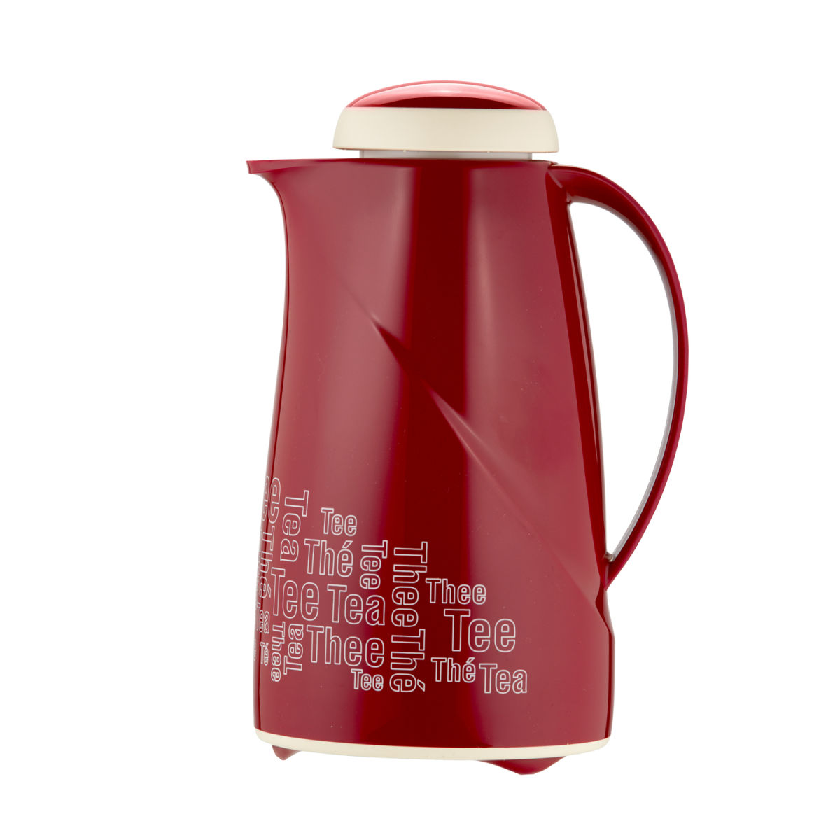 helios Isolierkanne 1,0 l Tea Time 1 l, 25.1 cm (H); rot
