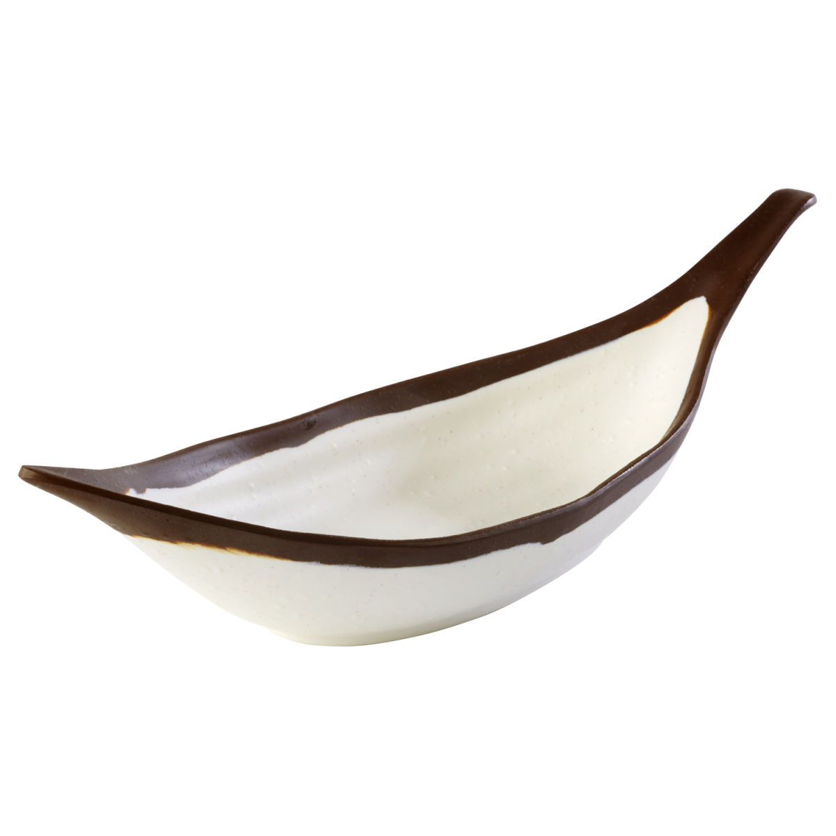 APS Blattschale CROCKER, Melamin 170 ml, 30.5x10x7.5 cm (LxBxH); beige/braun; oval