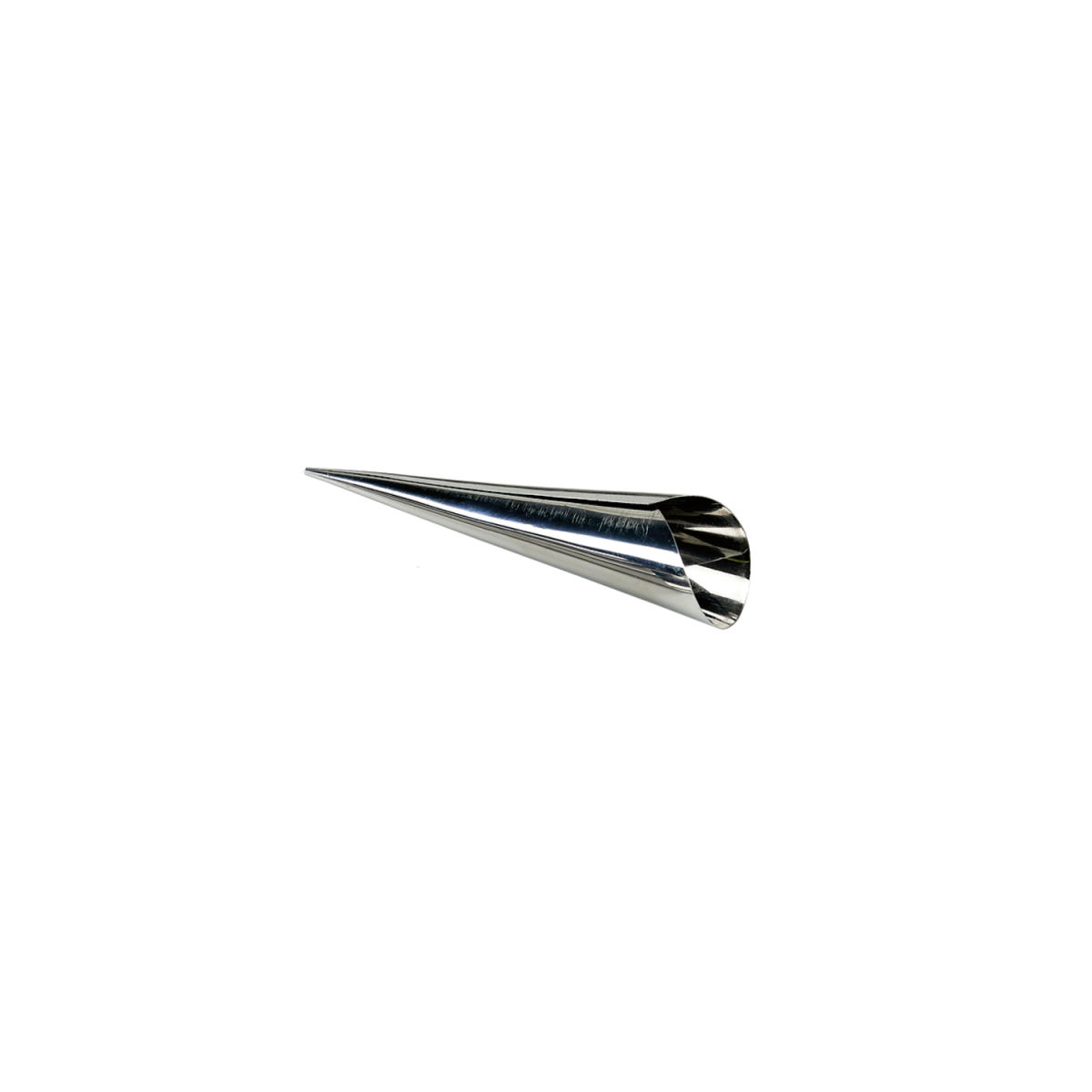 Schneider Schillerlockenform schräg 14x3.5 cm (LxØ); edelstahl