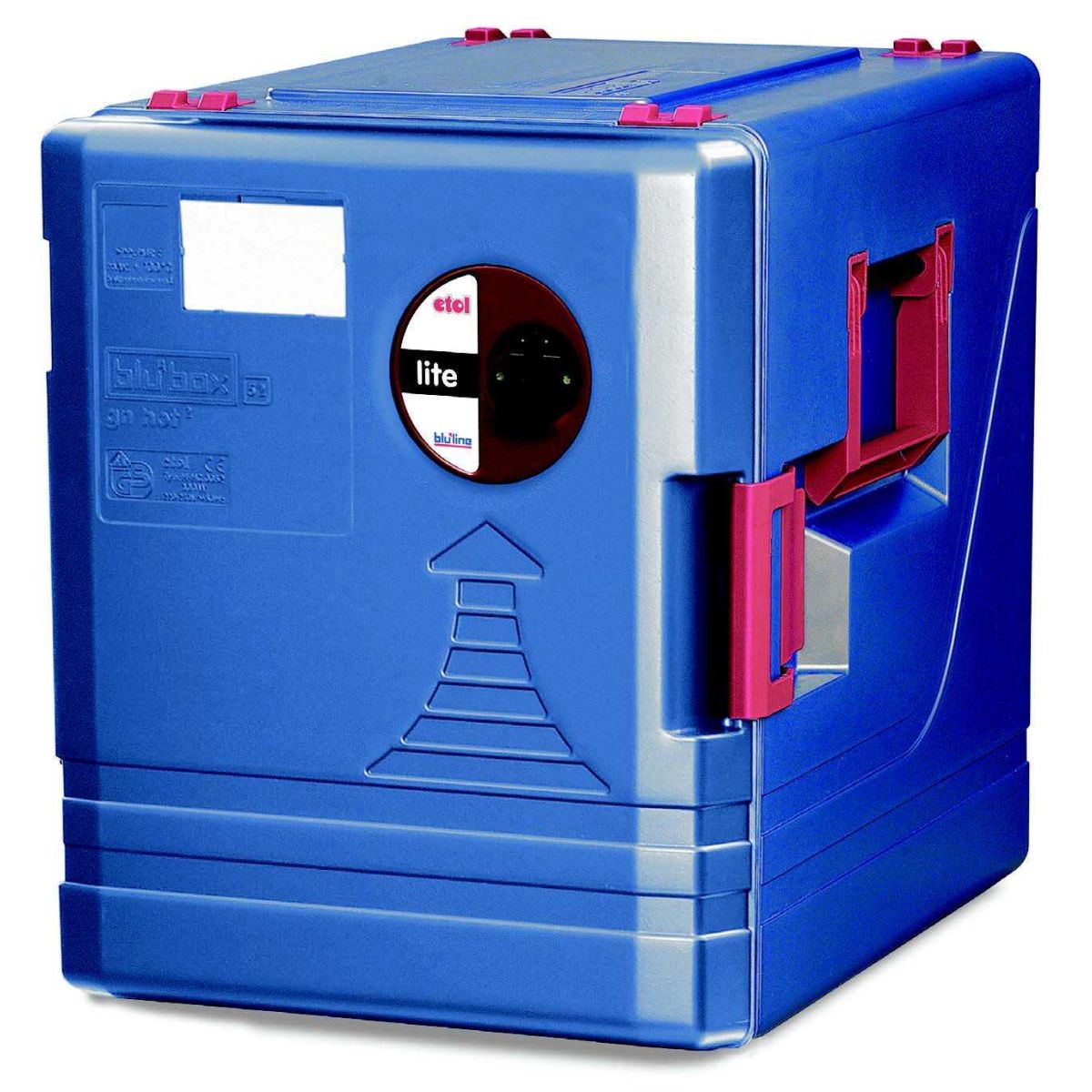 thermohauser Blu'box 52 GN² Lite, Hartkunststoffbox aus PP, blau, Außenmaße 63,5x45,0x55,0 cm 157.2 l, 63.5x45x55 cm (LxBxH); blau