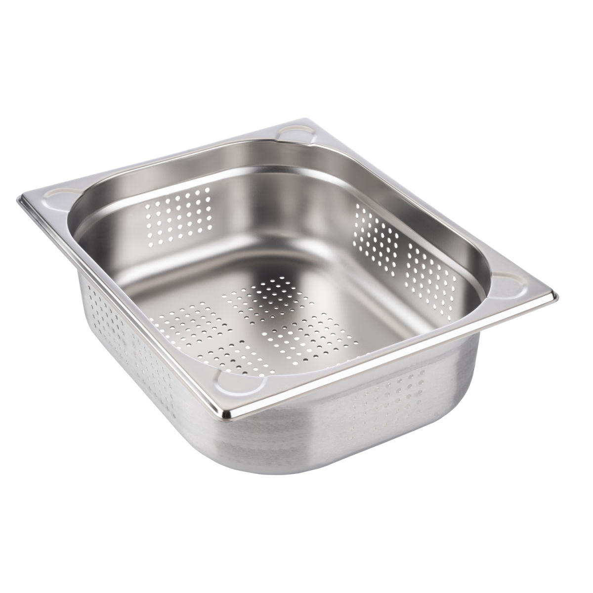 APS GN 1/2 Behälter, Boden perforiert, Edelstahl GN 1/2, 32.5x26.5x10 cm (LxBxT); silber