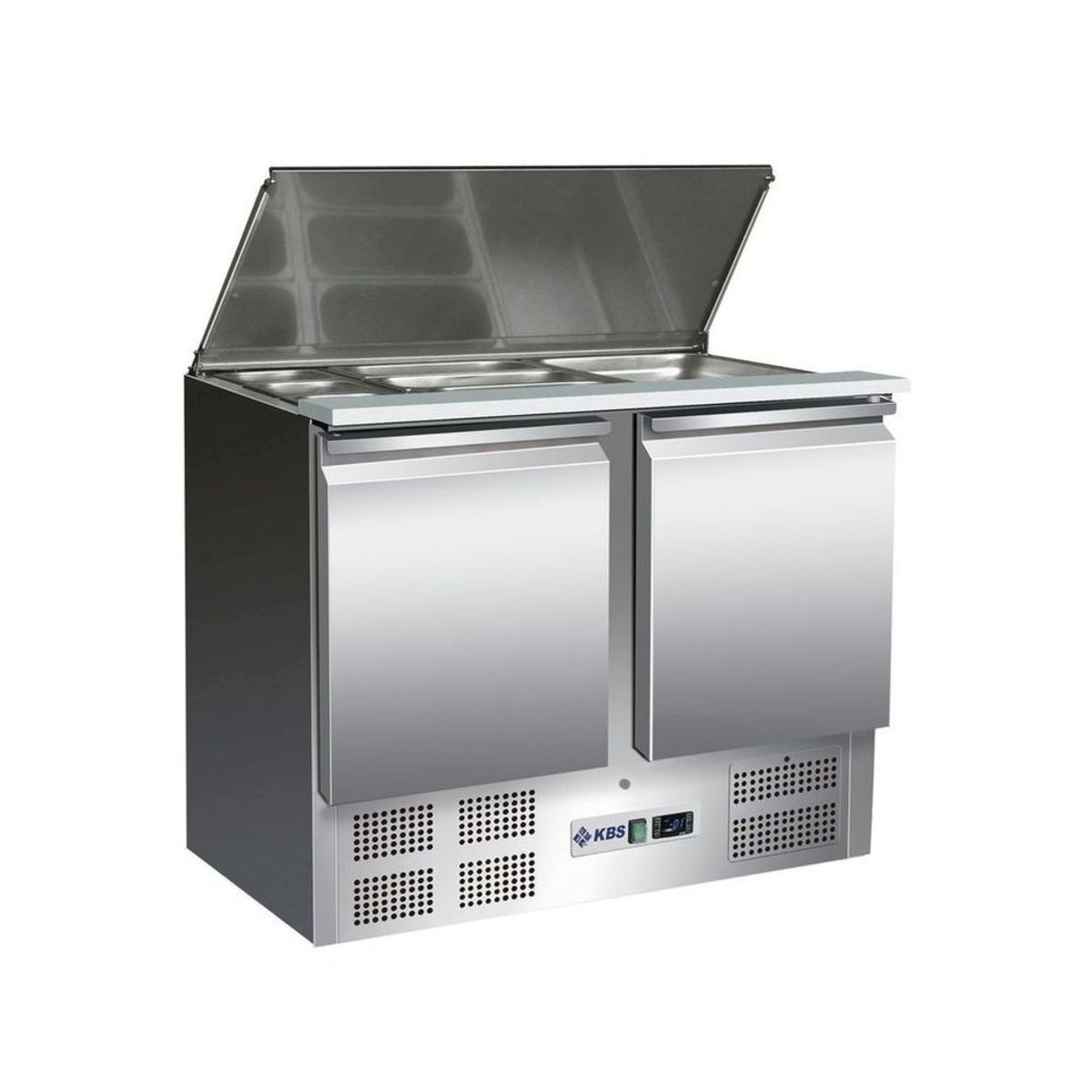 KBS KBS Saladette 902 104.5x87.5x70 cm (BxHxT); silber