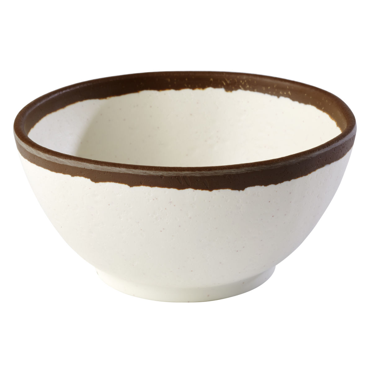 APS Schale CROCKER, Melamin 370 ml, 12.5x12.5x12.5x6 cm (LxBxØxH); beige/braun; rund