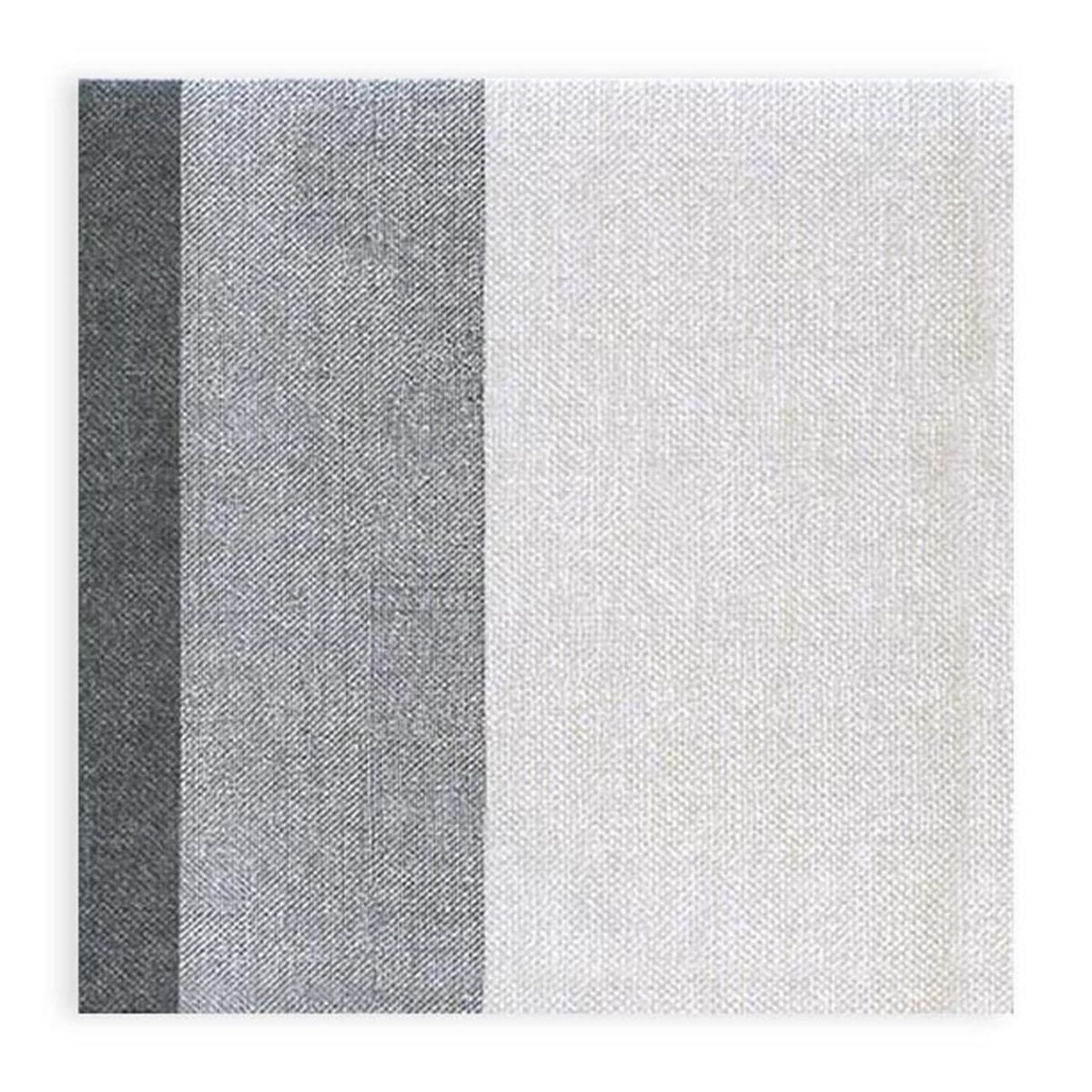 Plock Airlaid Motivserviette, gestreift 44x44 cm (BxL); grau/beige; 800 Stück / Pack