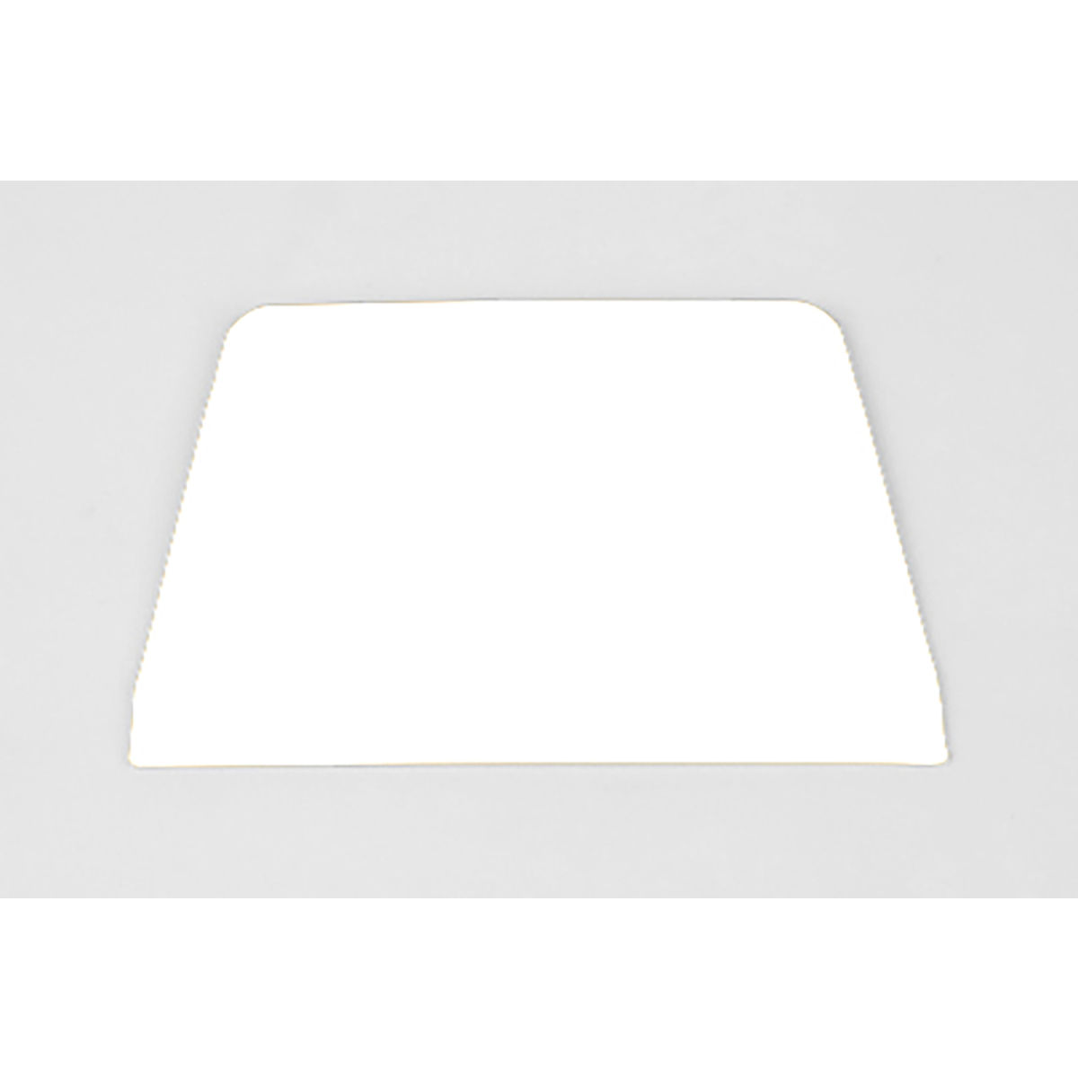 Scaritech Großes Teigabstecher, Trapezform eckig 21,2 x 12,8 cm – Farbe Elfenbein; 10x13.5 cm (LxB); weiß; 50 Stück / Pack