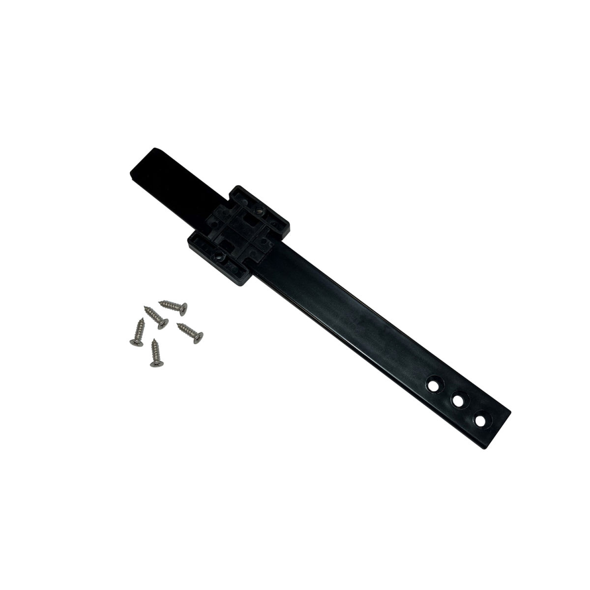 Kit di montaggio porta minibar al mobile CORBY; 24.5x4.5x1 cm (LxHxP); nero