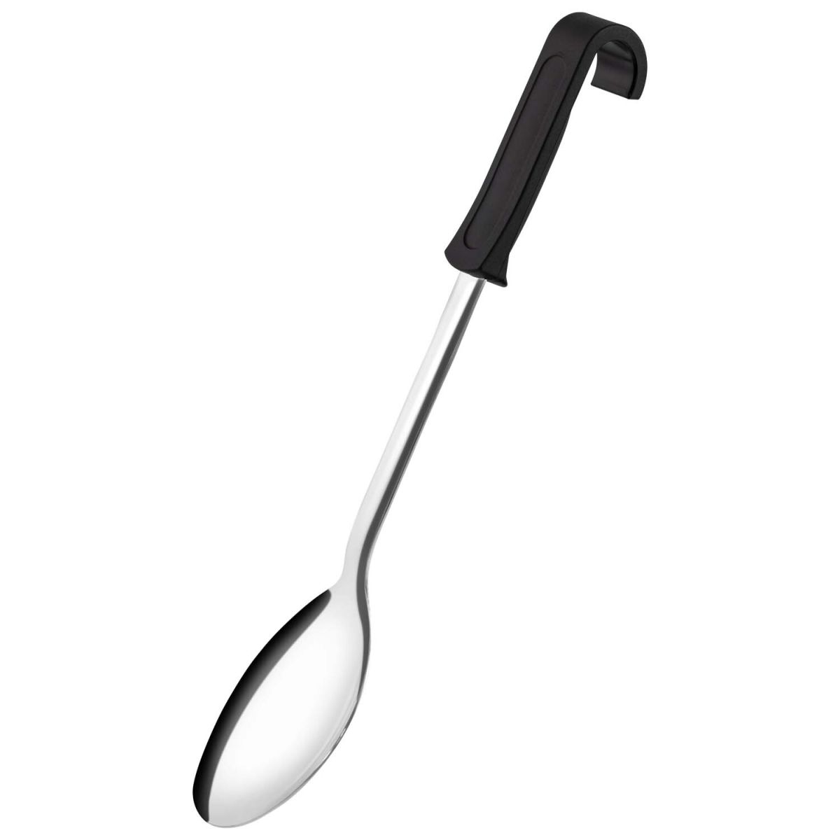 APS Opscheplepel; 34 cm (L); zwart/zilver