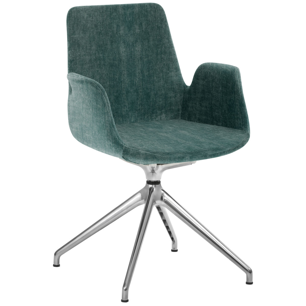 Mayer Sitzmöbel Sessel 2009 Polyester-Stoff, mit Armlehnen 58x55x88 cm (BxTxH); Sitz petrol