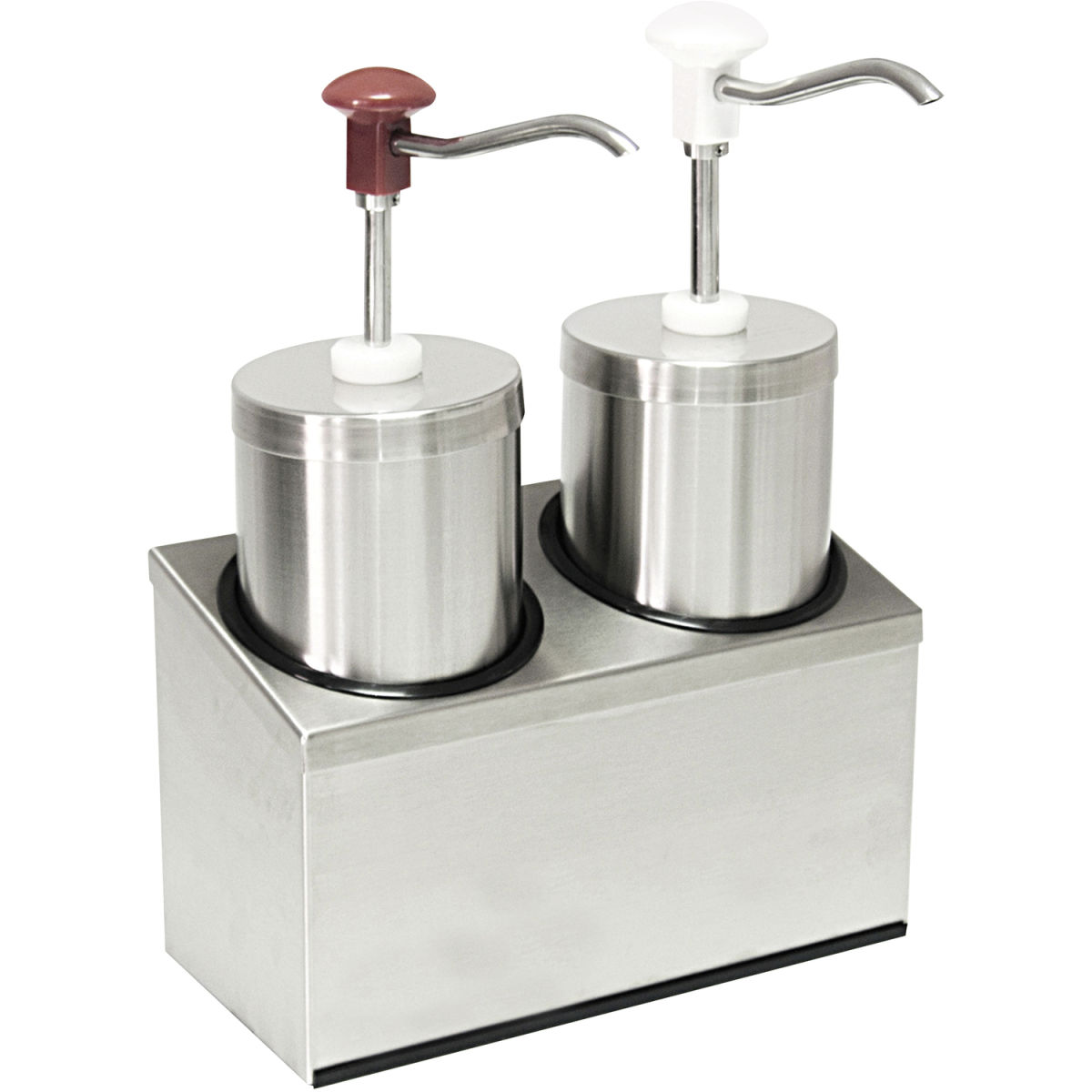Schneider Druckknopf Dosierspender Edelstahl 2000 ml, 29x14x41 cm (LxBxH); edelstahl