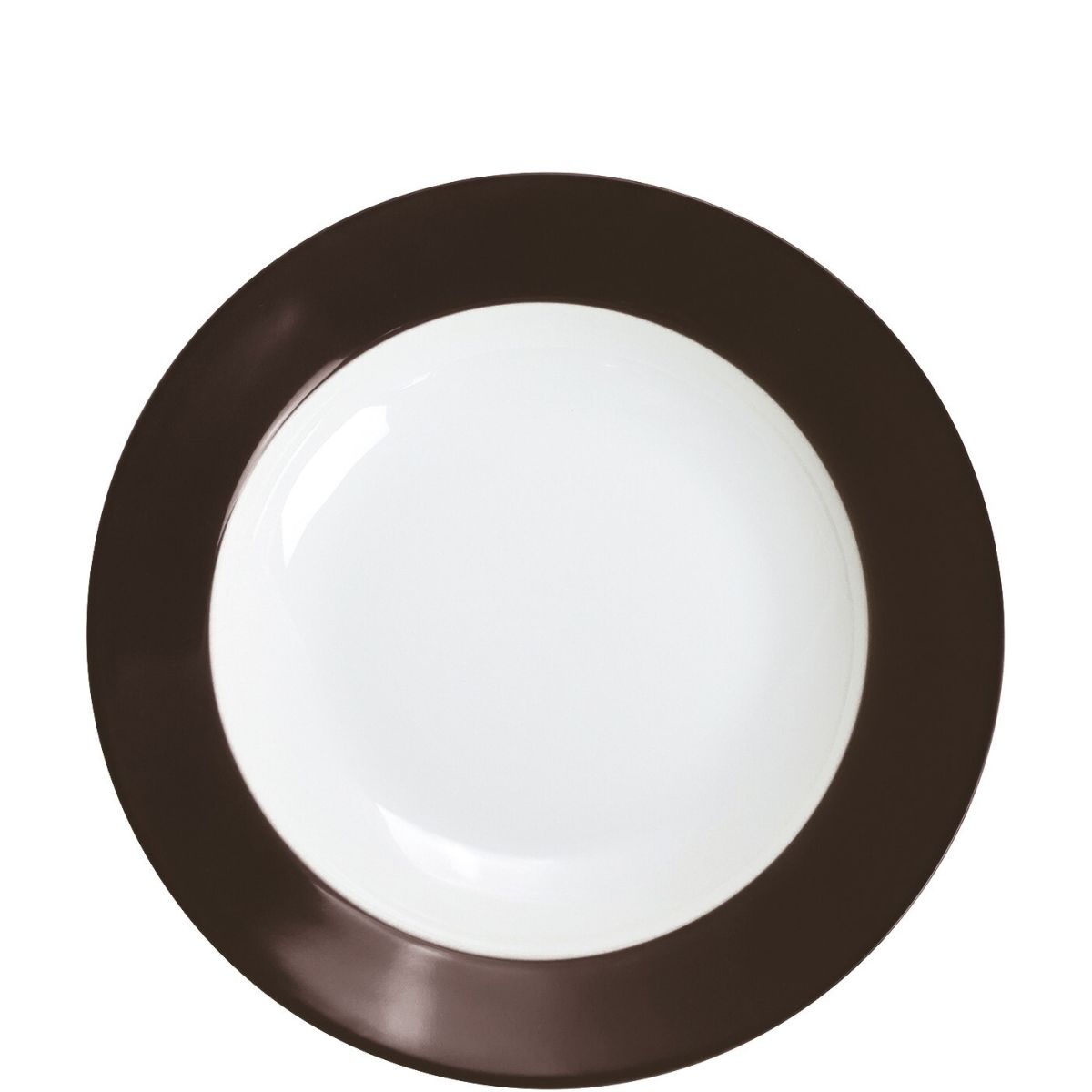 Kahla Suppenteller Pronto Colore 310 ml, 22.1x3.8 cm (ØxH); cocabraun; rund; 6 Stück / Pack