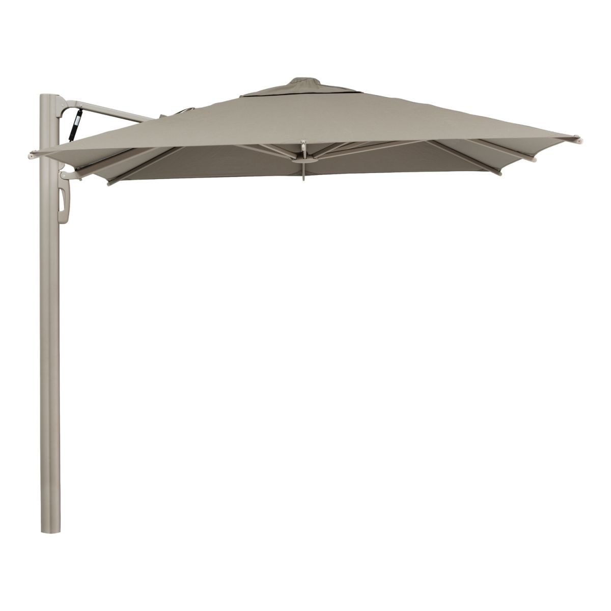Ampelschirm EASY CONTRACT 300x300x265 cm (LxBxH); taupe; quadratisch