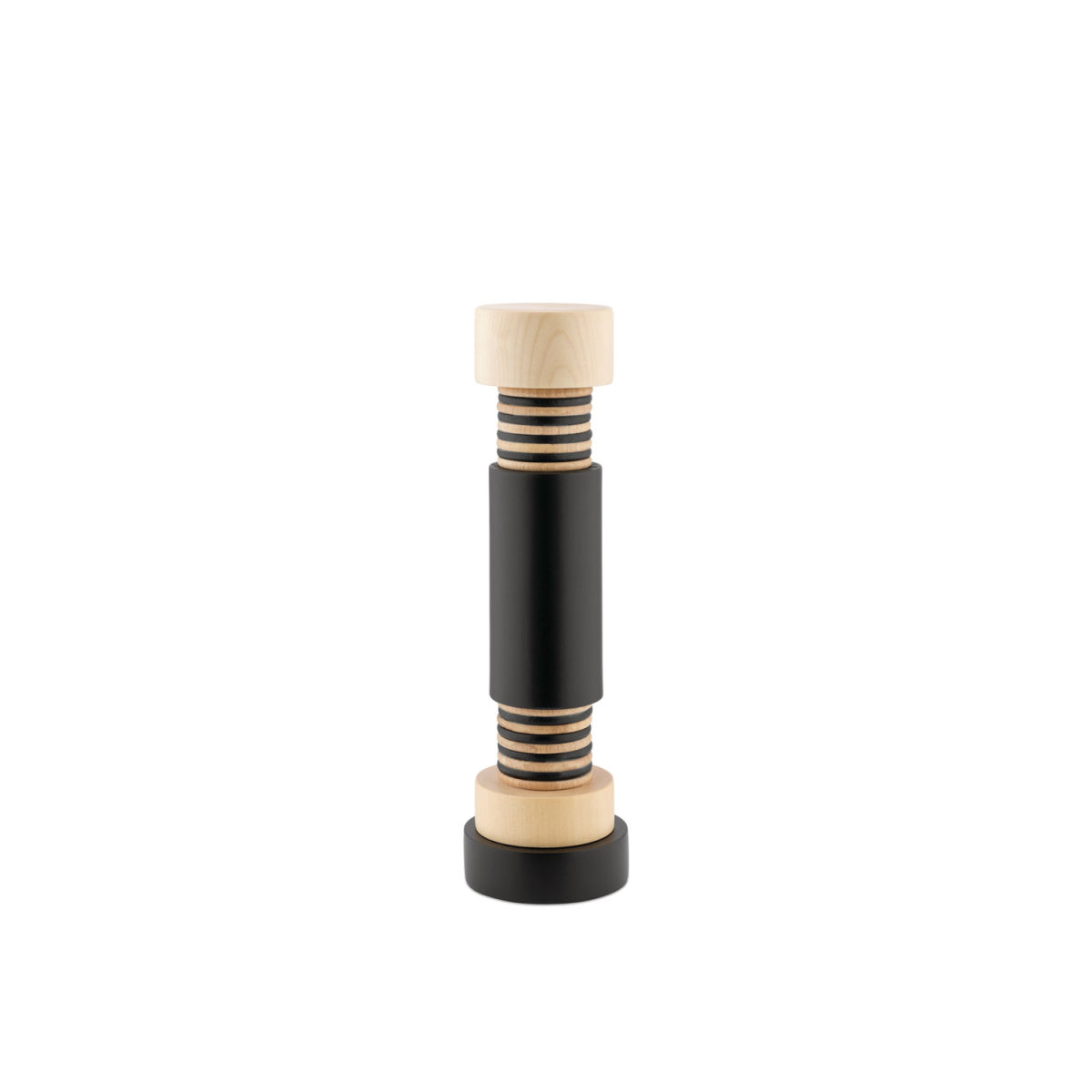 Alessi Twergi Salz-/Pfeffer- und Gewürzmühle; 7x25.5 cm (ØxH); schwarz
