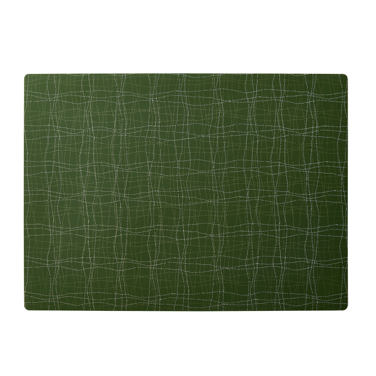 APS Tischset - Silikon, rutschhemmende Unterseite 33x45 cm (BxL); dunkelgrün