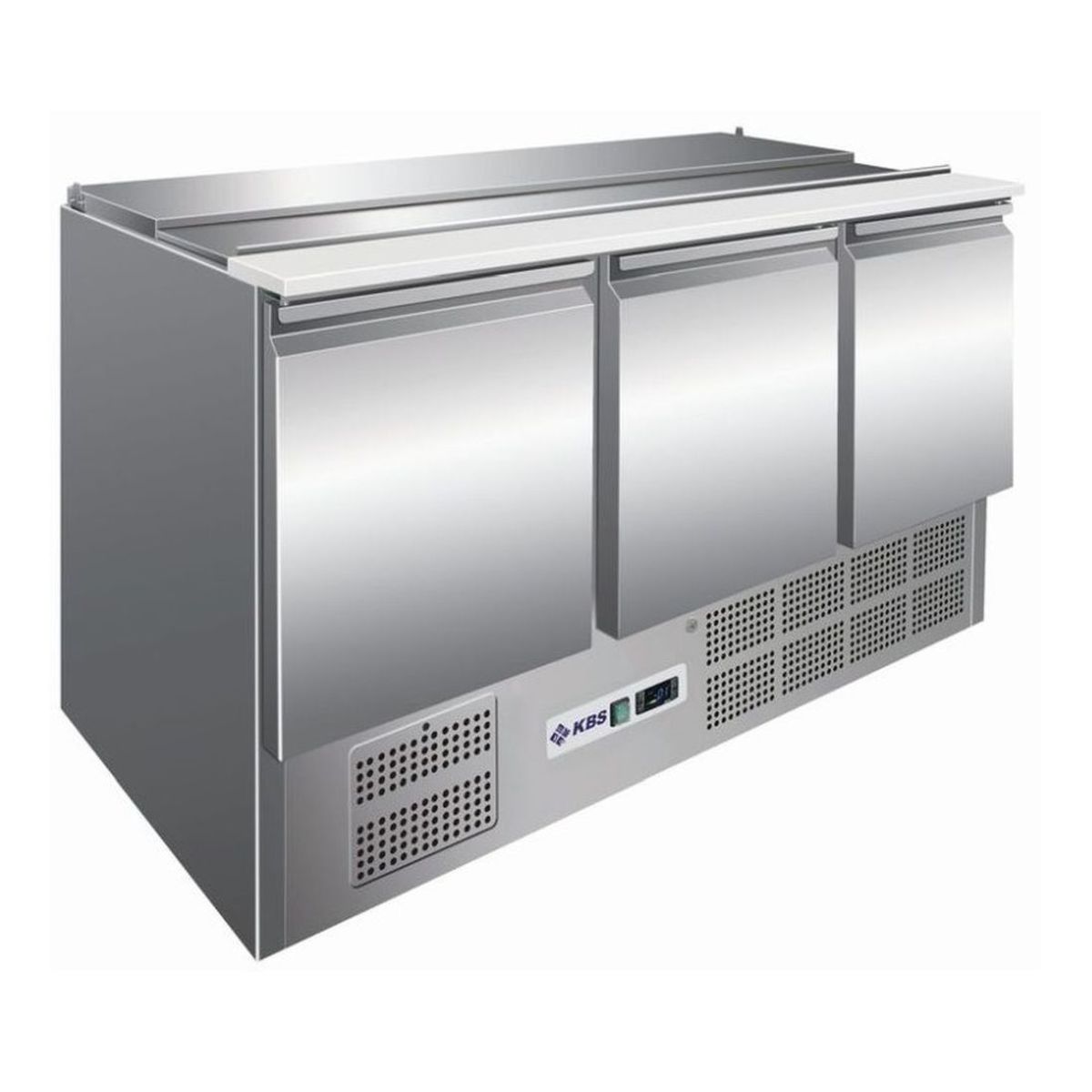 KBS Saladette KBS 903 136.8x87x70 cm (BxHxT); silber