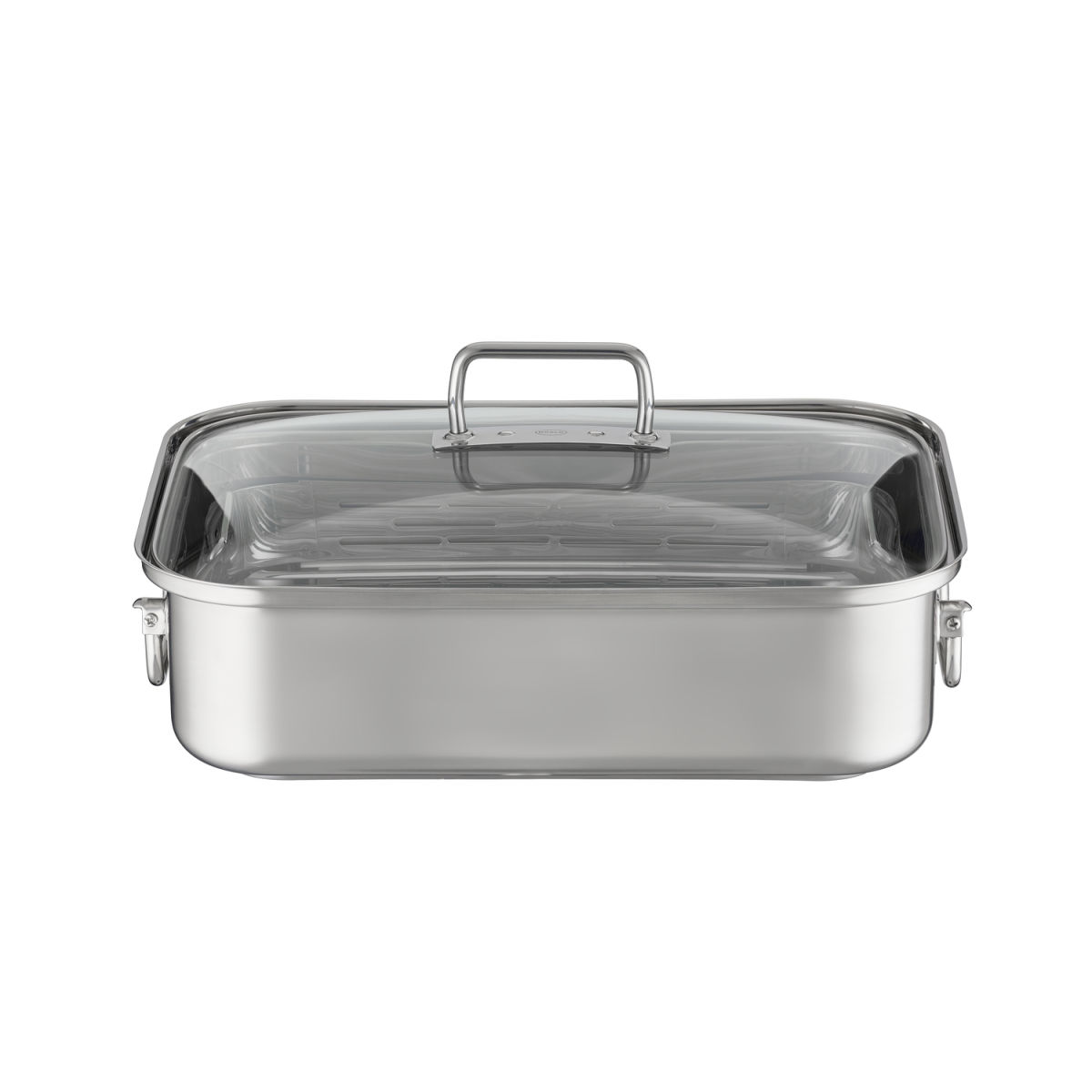 RÖSLE Bräter rechteckig EXPERTISO 0.065 l, 38x28.5x10.5 cm (LxBxH); transparent