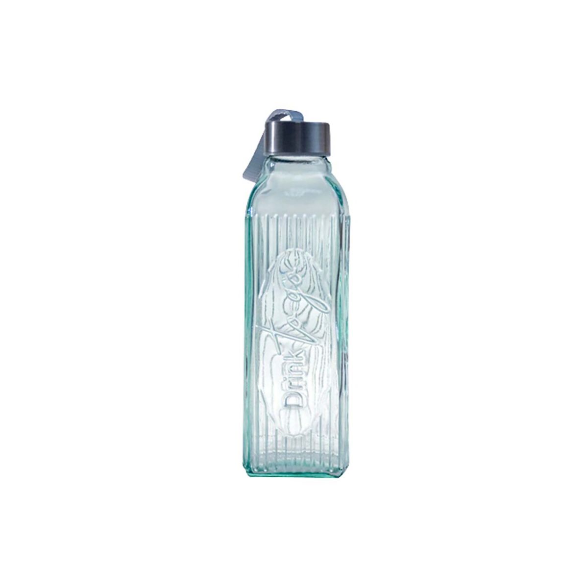 Vidrios Trinkflasche 'Drink to go' 0,64 l aus Recyclingglas; 23 cm (H); transparent