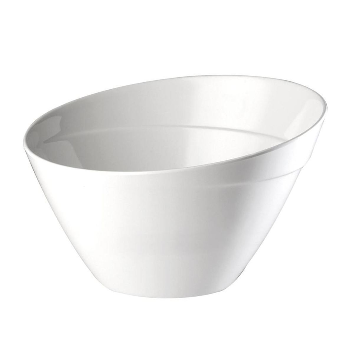 APS Schale -FRIENDLY-, PET; 2500 ml, 24.5x24.5x15 cm (LxBxH); weiß