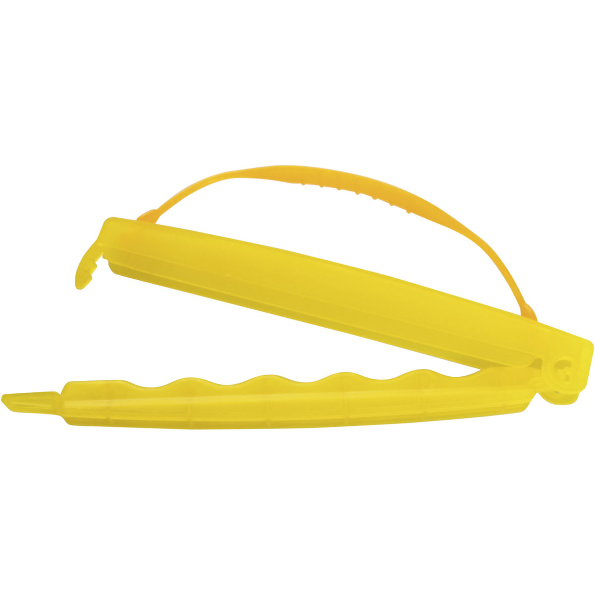 Schneider Verschluss-Clip 28.5 cm (L); gelb; 4 Stück / Pack