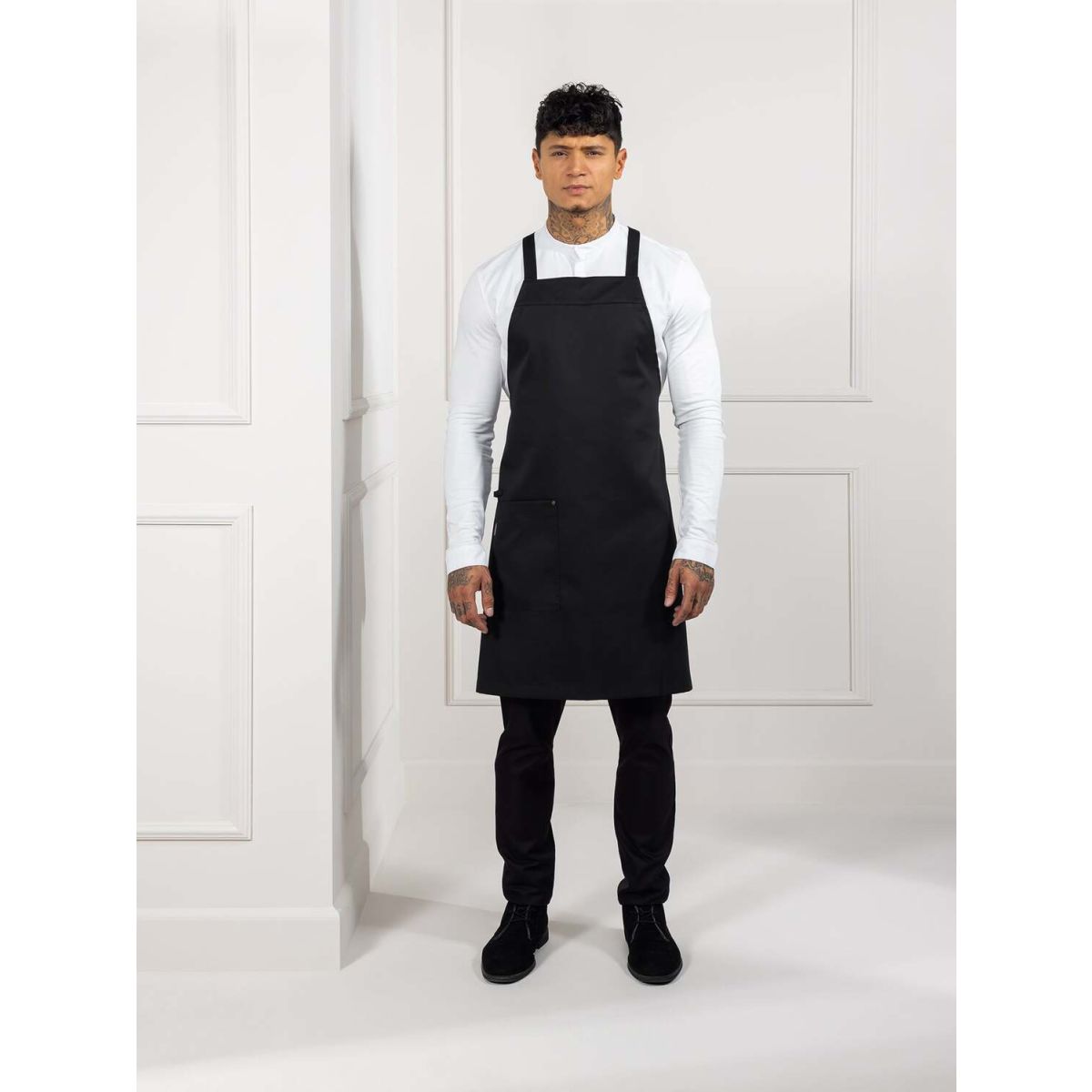 Le Nouveau Chef Kookschort Eden ; 78x84 cm (LxB); zwart