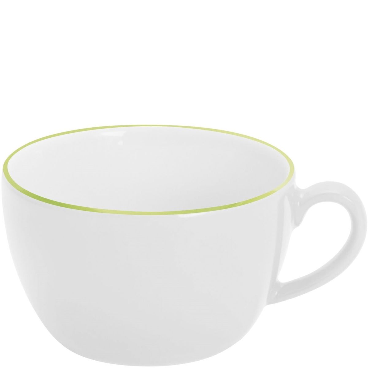 Kahla Cappuccino-Obertasse Pronto Line 250 ml, 9.5x5.9 cm (ØxH); limettengrün; rund; 6 Stück / Pack