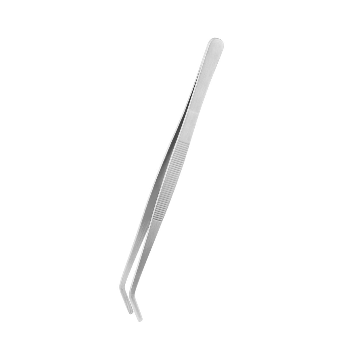 Stalgast Küchenpinzette gebogen L. 250 mm 25 cm (L); silber