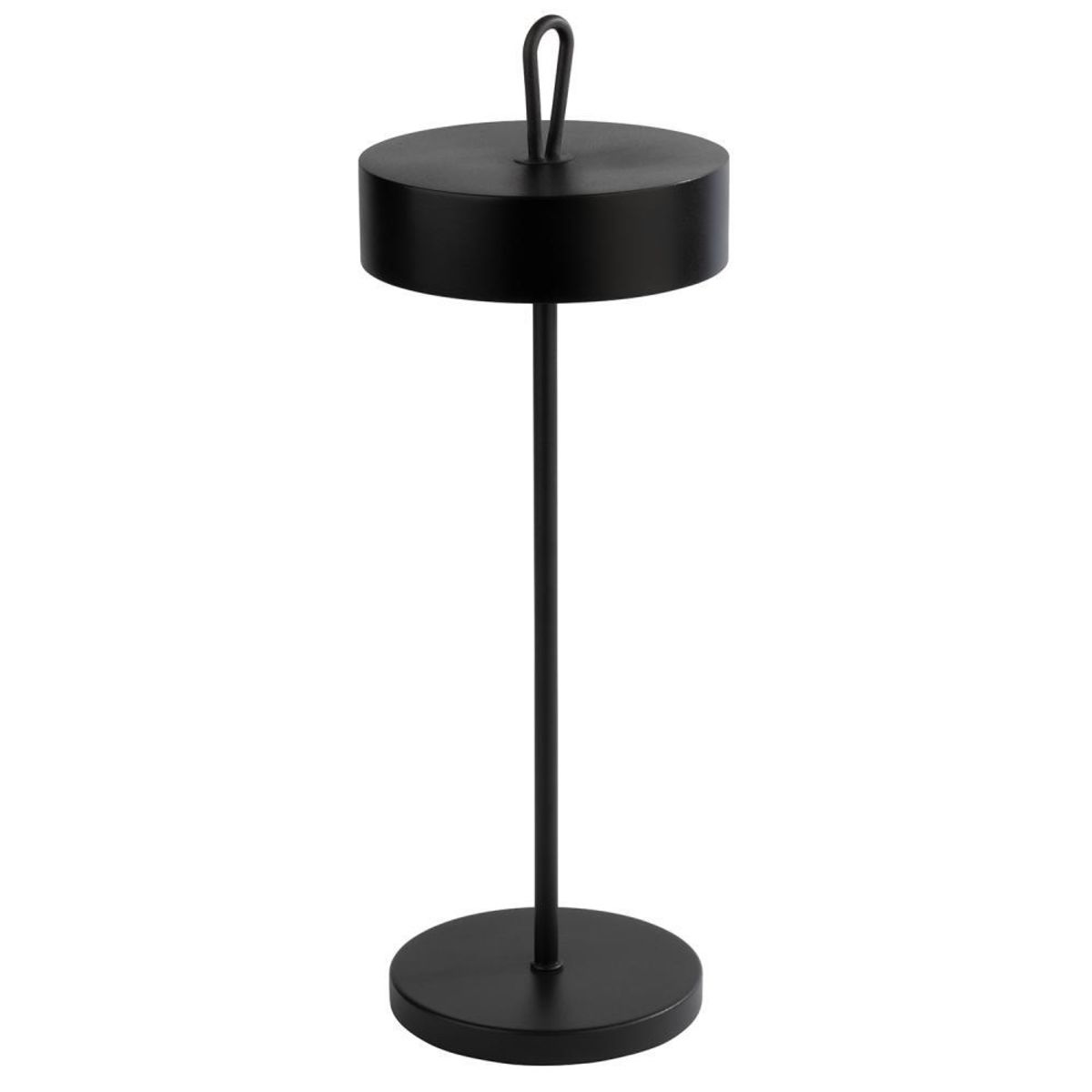APS Akkutischleuchte CLEO; 12x35 cm (ØxH); schwarz