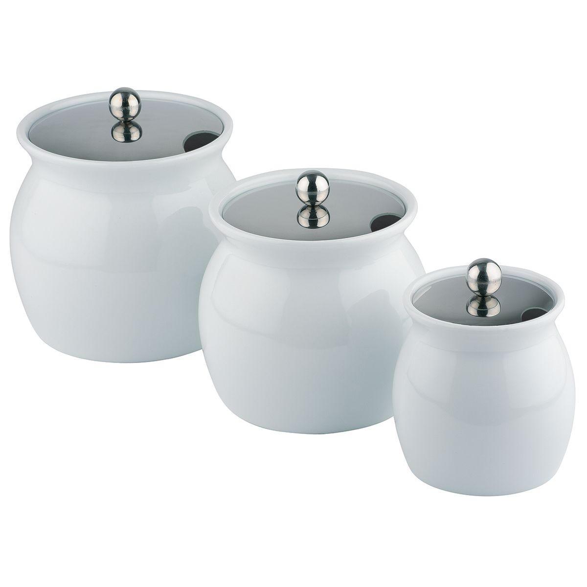 APS Dressingtopf, Porzellan 2000 ml, 17.5x17.5x17x15 cm (LxBxØxH); weiß; rund