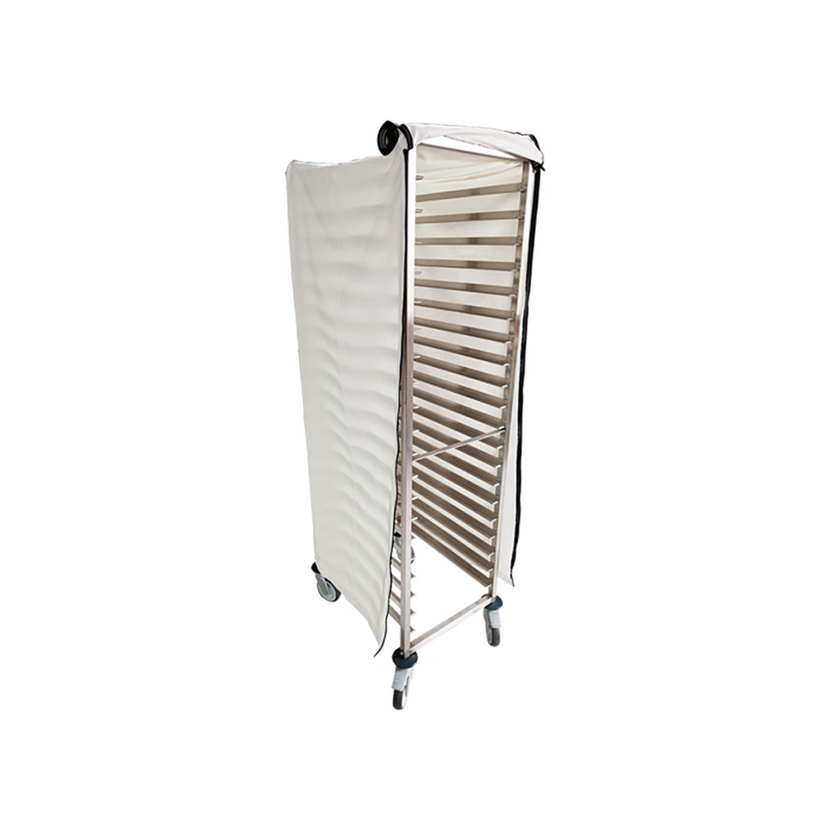 Scaritech Bezug mit Reißverschluss für Leiter; 40x60x170 cm (LxBxH); weiß