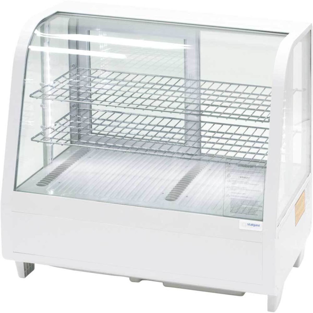 Stalgast Stalgast, Aufsatzkühlvitrine Kalte Theke SES6, 100 Liter 68.2x67.5x45 cm (BxHxT); weiß