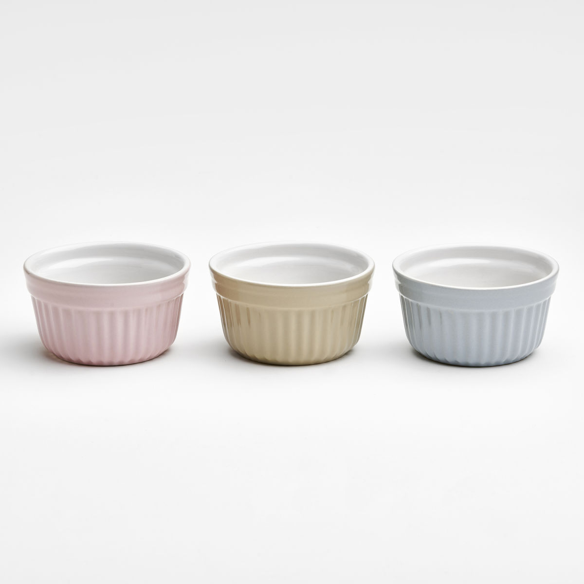 3er Ragout-Förmchen 10x5cm van Well; 390 ml, 10x10x10x5 cm (LxLxØxH); multicolore; rotonda; 6 set / Pacco