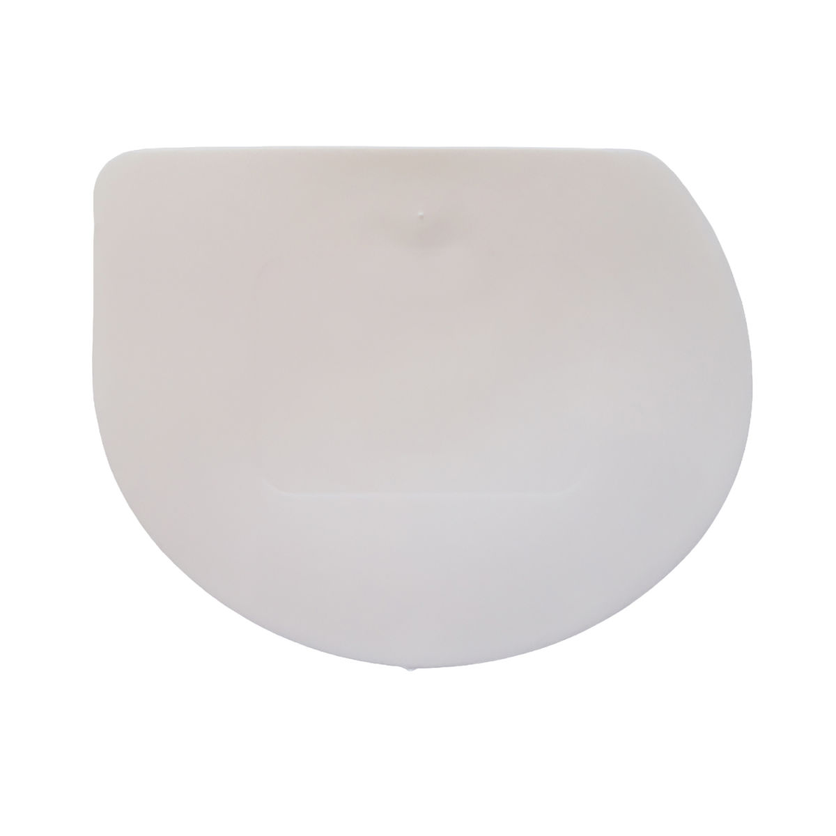 Scaritech Halbrundes starres Teigschaber – Farbe Blau; weiß; 50 Stück / Pack