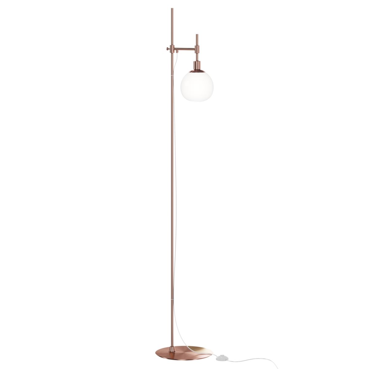 Maytoni Stehleuchte Erich Nickel, aus Metall, 1xE14 25x25x155x25 cm (LxBxHxØ); messing; Gestell messing