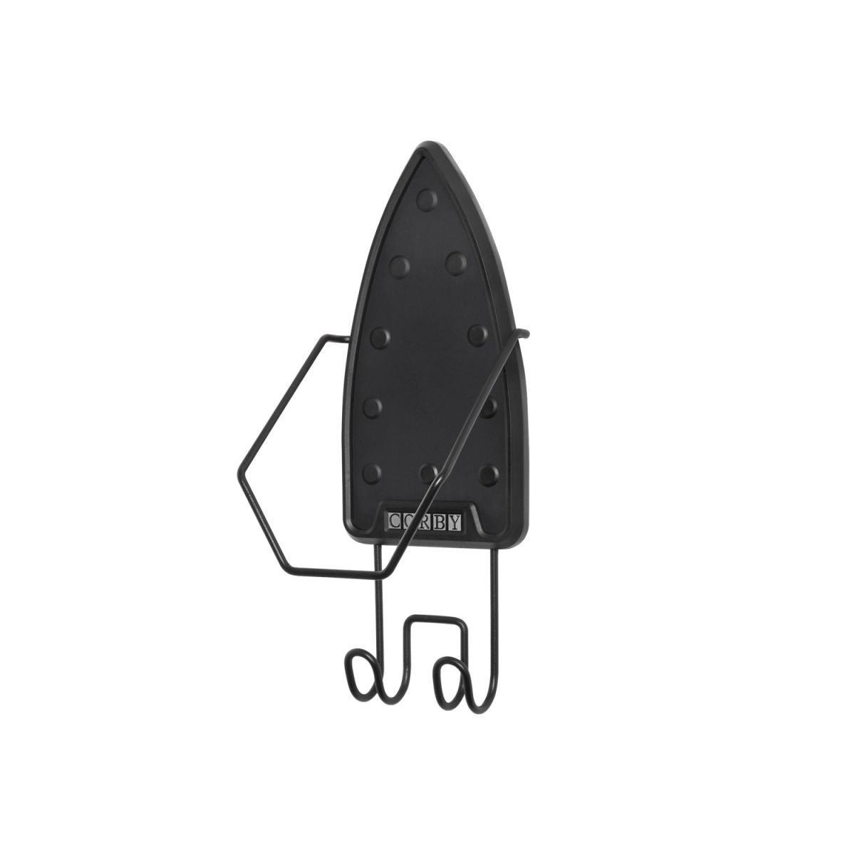 Supporto Corby Sherwood per Ferro da Stiro 1200W / 1600W e Tavolo da Stiro CORBY; 12.5x14x38 cm (LxLxH); nero