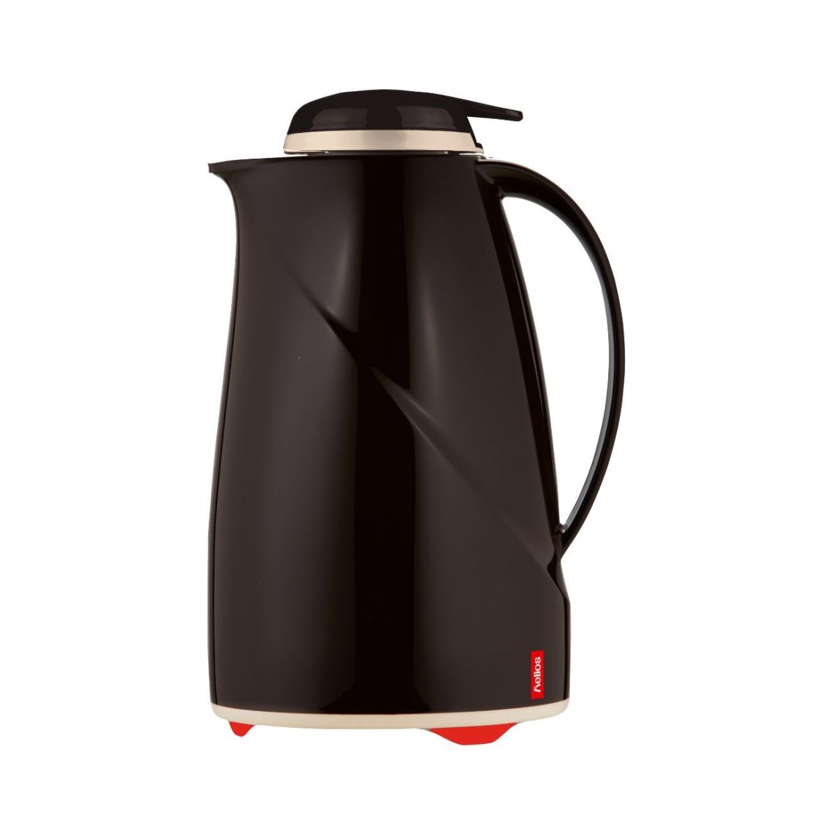 helios Isolierkanne Wave Push 1.5 l, 15.5x27.9 cm (ØxH); café