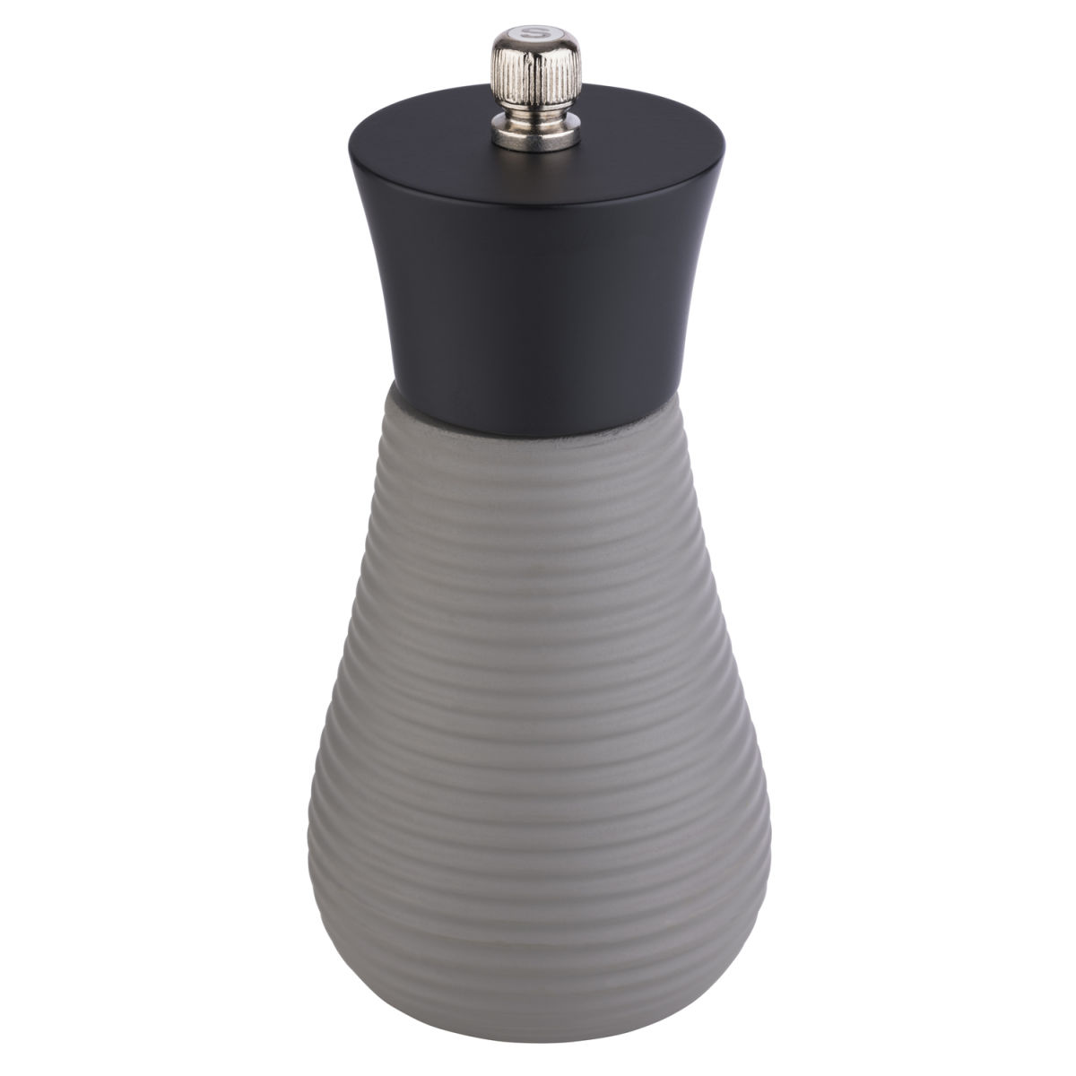 APS Salzmühle ELEMENT 7.5x7.5x15.5 cm (BxØxH); grau/schwarz