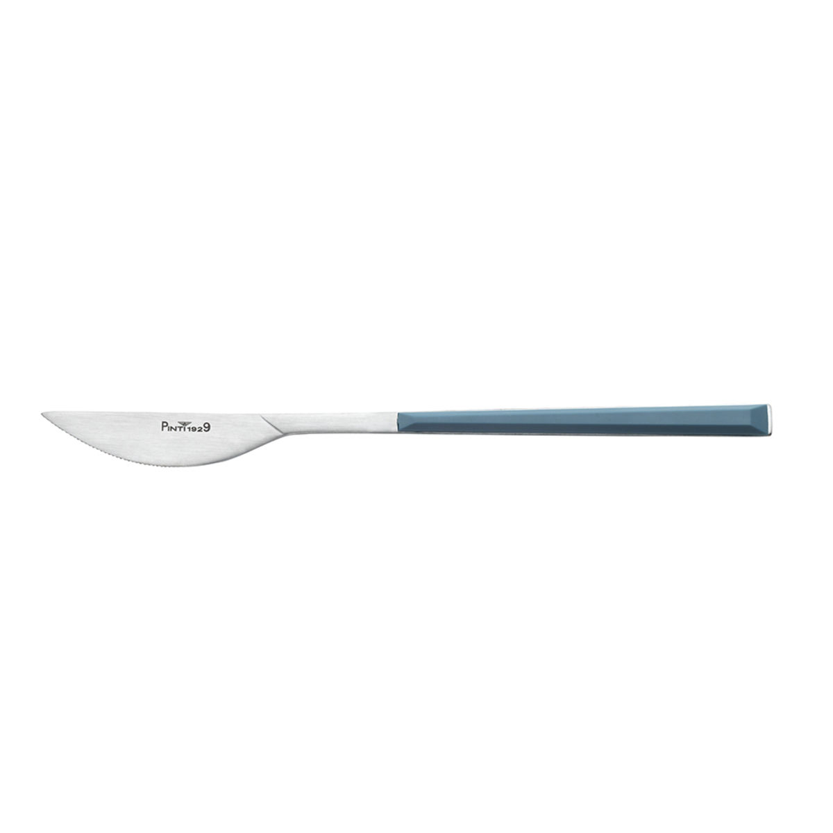Pintinox Tafelmesser SUSHI PRO Satin ABS Griff Schwarz 22.5 cm (L); blau; 12 Stück / Pack
