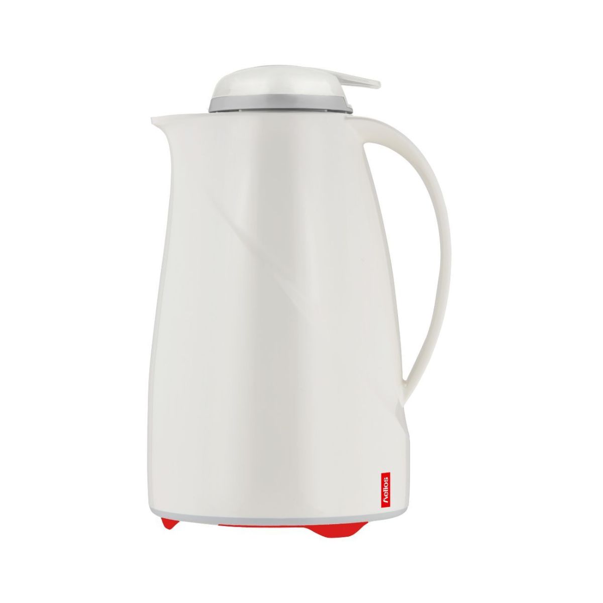 helios Isolierkanne Wave Push 1.5 l, 15.5x27.9 cm (ØxH); weiß