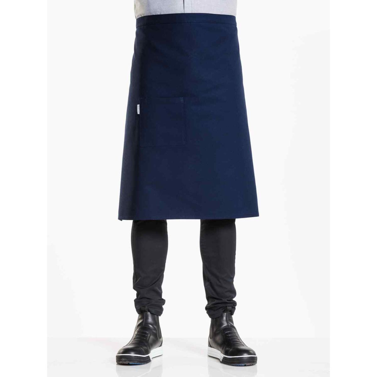 Chaud Devant Bistroschürze Nordic Blue W90 – L65 65x90 cm (LxB); dunkelblau