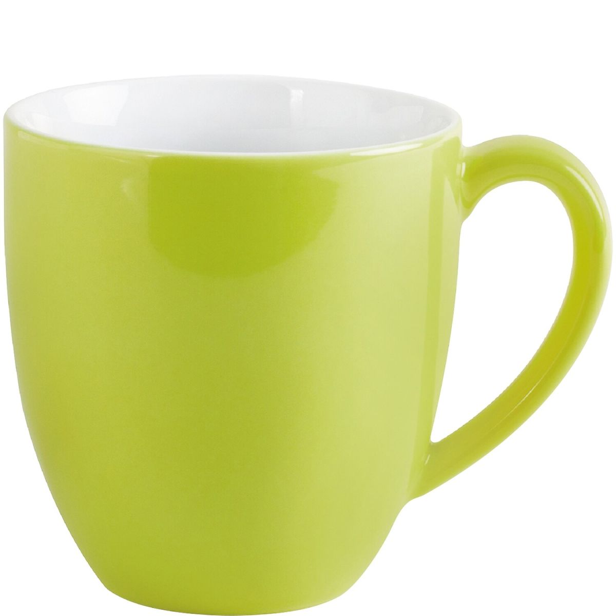 Kahla Kaffeebecher XL Pronto Colore 530 ml, 13x10.7 cm (ØxH); limettengrün; rund; 6 Stück / Pack