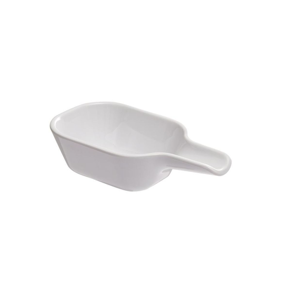 APS Schale -TASTE- , 13,5 x 7,5 cm, H: 4 cm , Melamin, weiß , 0,05 Liter ,; 50 ml, 13.5x7.5x4 cm (LxBxH); weiß; oval
