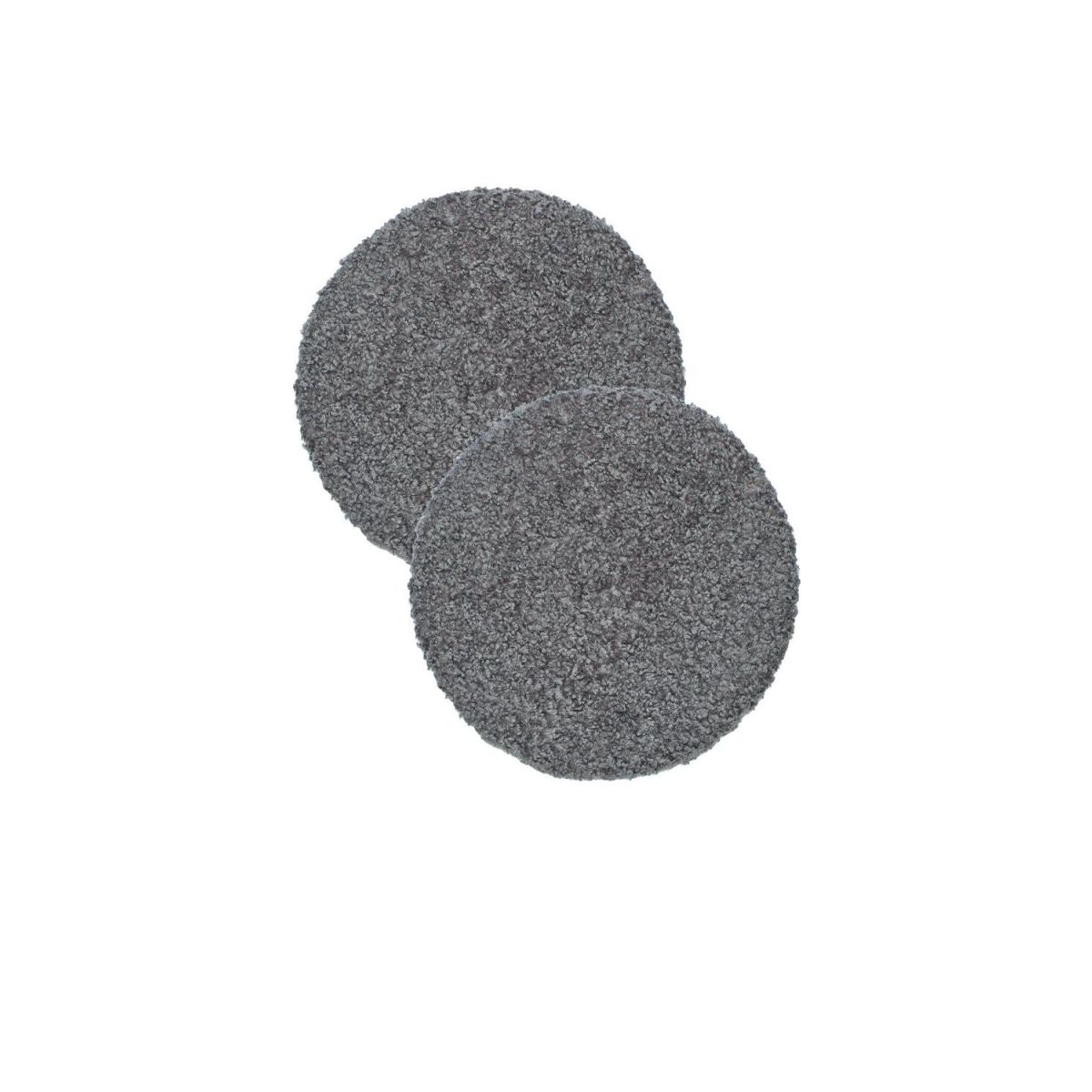 Svanefors Stuhlkissen Teddy 2P 38x38x4 cm (BxLxH); grau; einfarbig; 2 Stück / Pack