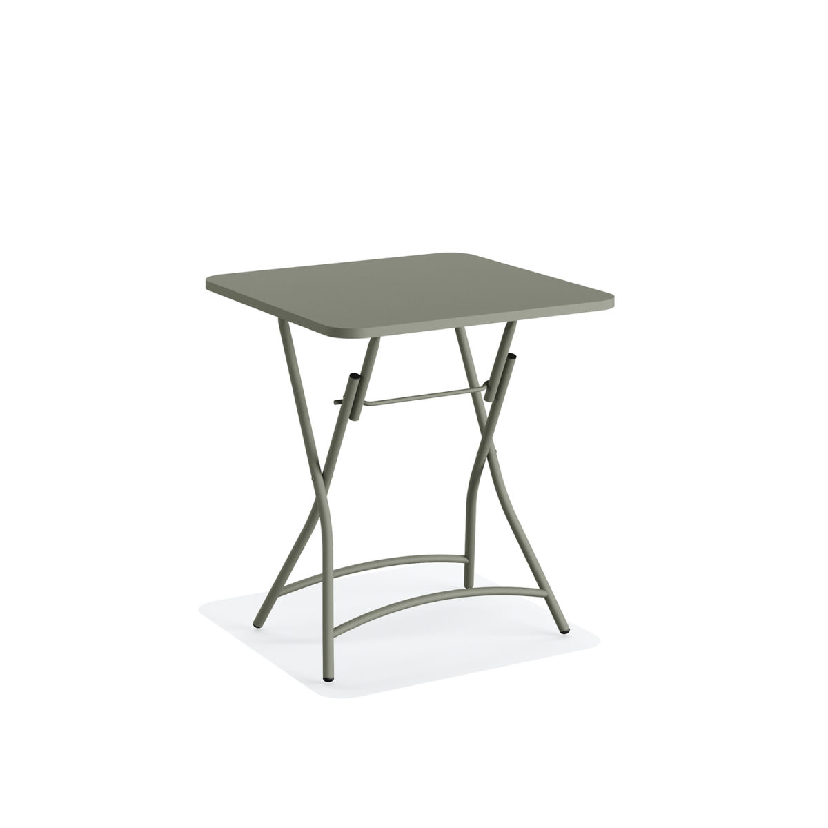 Feros Klapptisch Breeze Bistro Metall 60x60x74 cm (LxBxH); grün