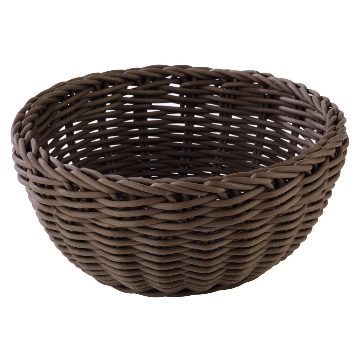APS Korb PROFI LINE, Polypropylen, rund 20x20x20x8 cm (LxBxØxH); dunkelbraun; rund