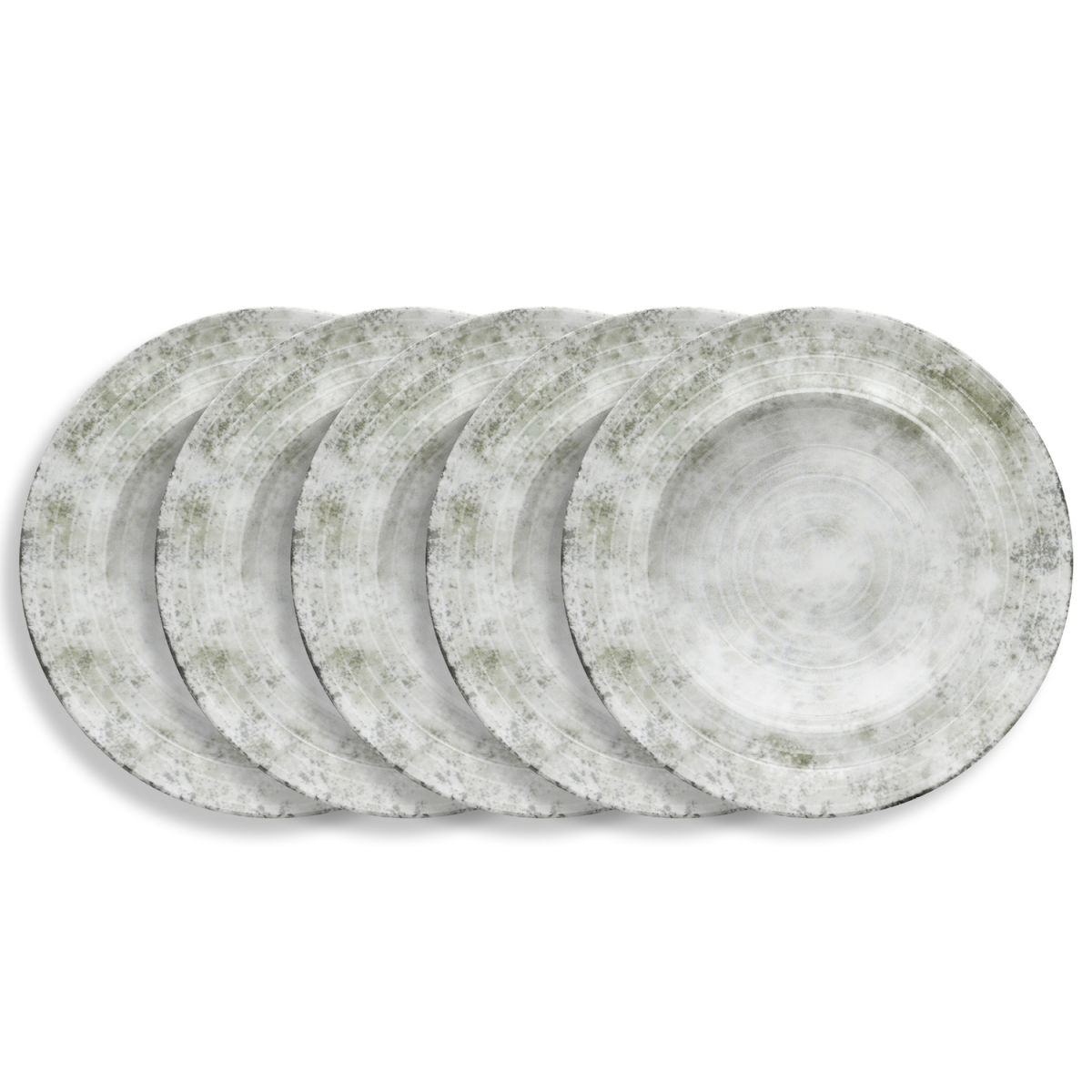 Piatto pasta Korfu van Well; 400 ml, 27x27x27x5 cm (LxLxØxH); grigio; rotonda; 6 pz. / Pacco