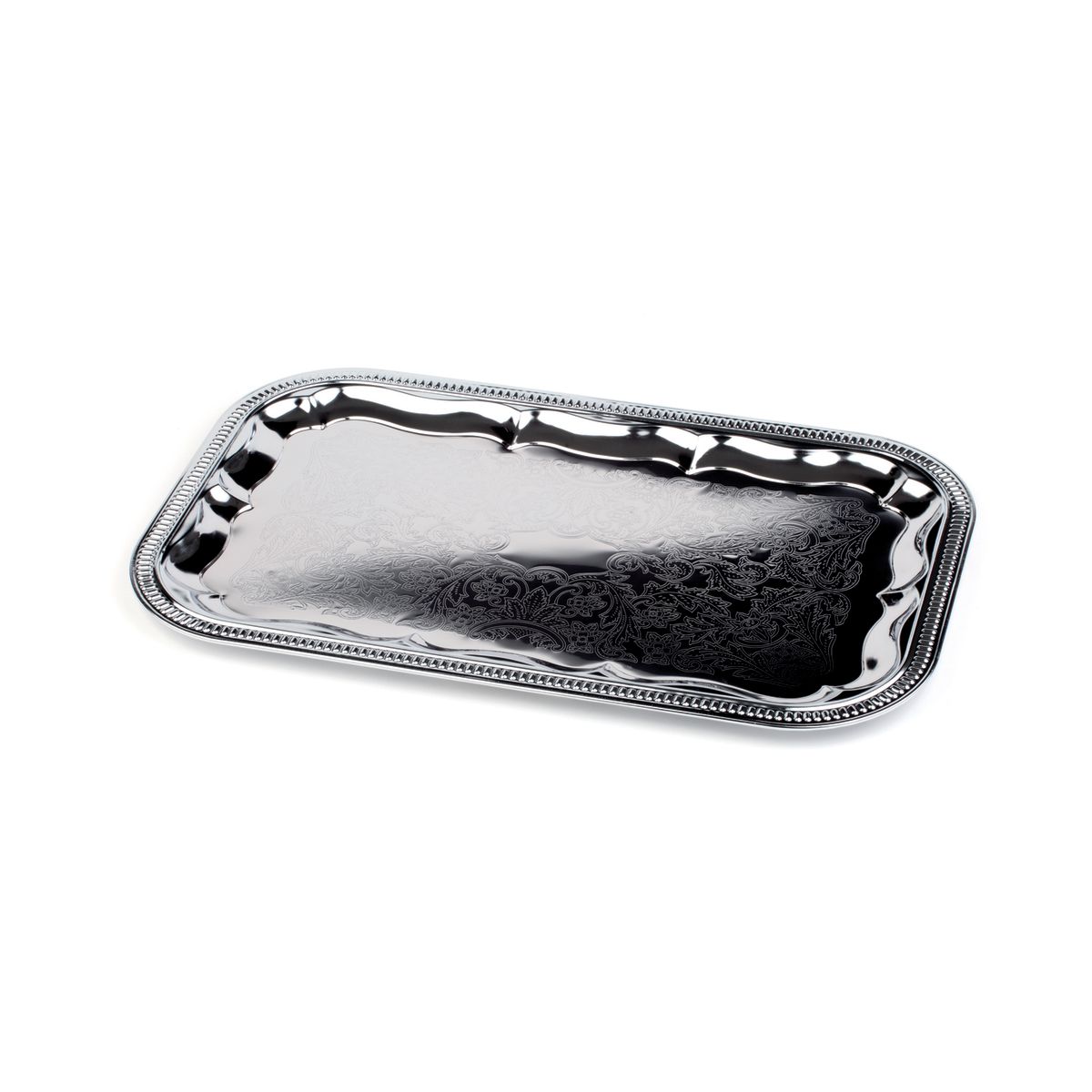APS GN 1/1 Partyplatte CLASSIC, Metall GN 1/1, 53x32.5x2 cm (LxBxH); silber; rechteckig