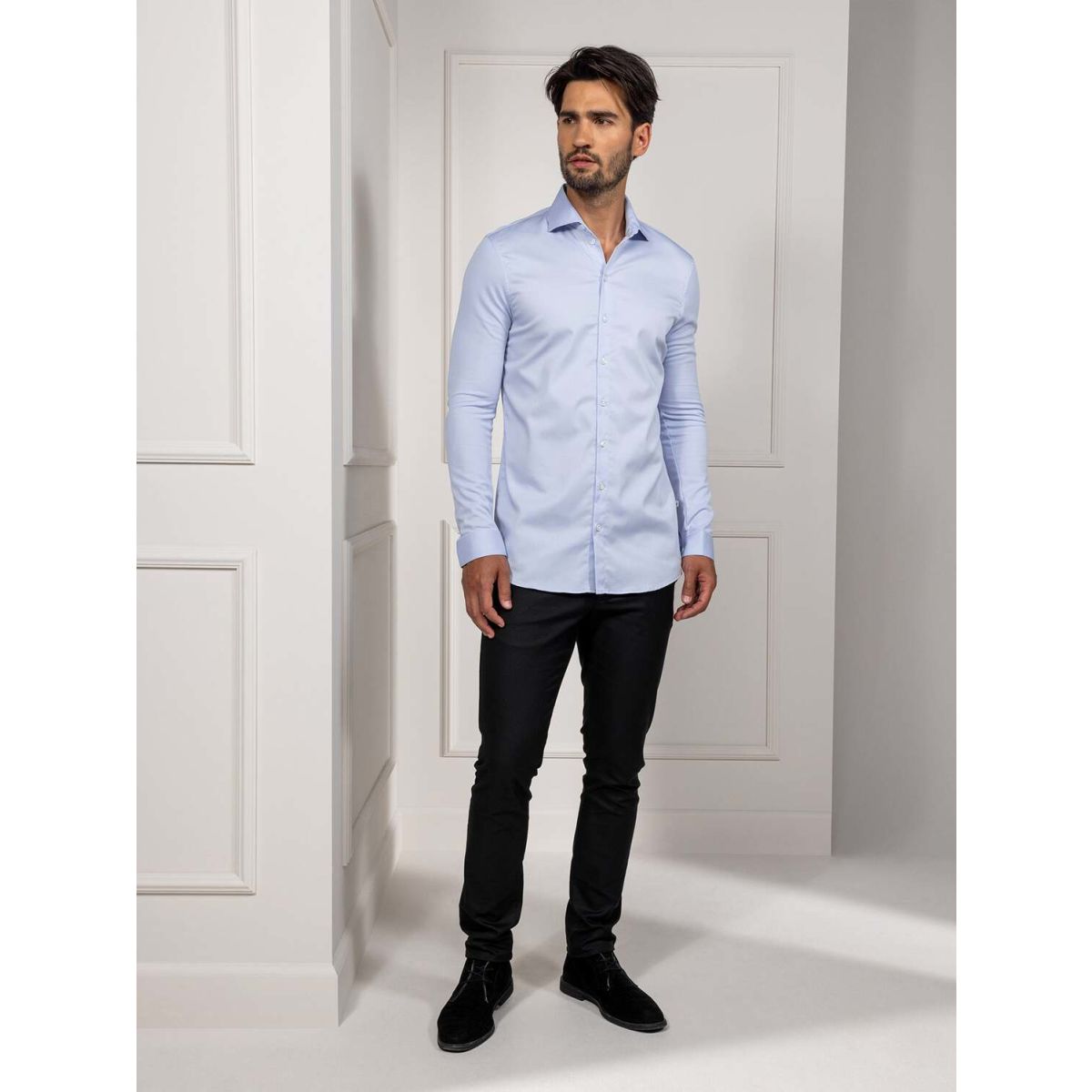 Le Nouveau Chef Shirt Liam Kleidergröße XL; hellblau