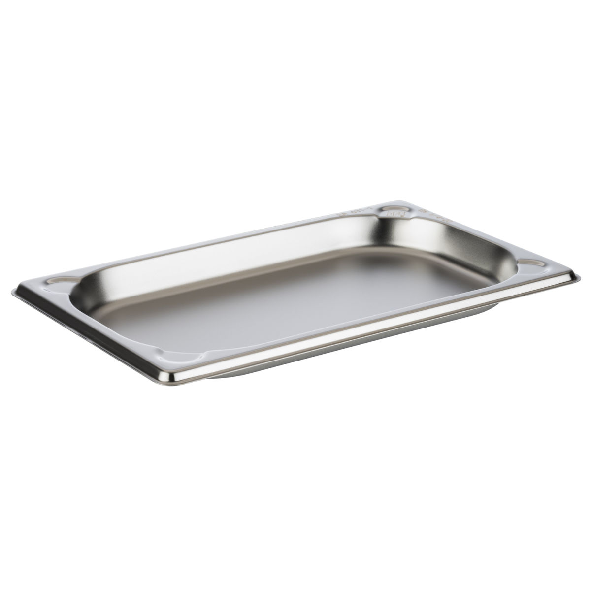 APS GN 1/4 Behälter, Edelstahl GN 1/4, 0.5 l, 26.5x16.2x2 cm (LxBxT); silber