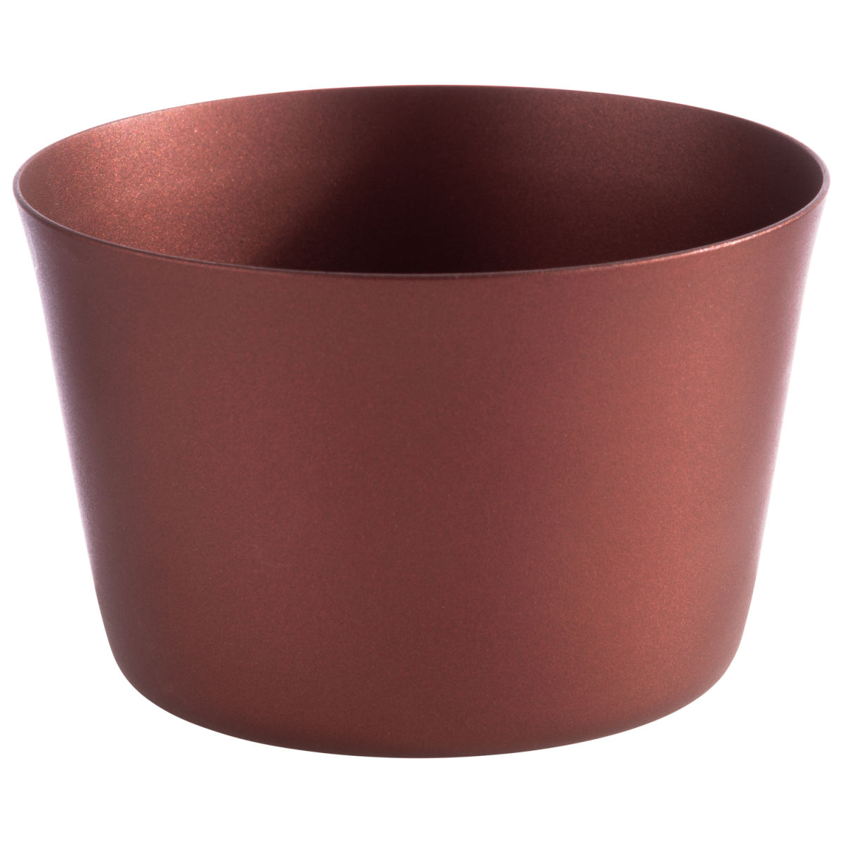 APS Schale LEVANTE, Edelstahl, doppelwandig 200 ml, 8.5x8.5x5.5 cm (LxBxH); rot